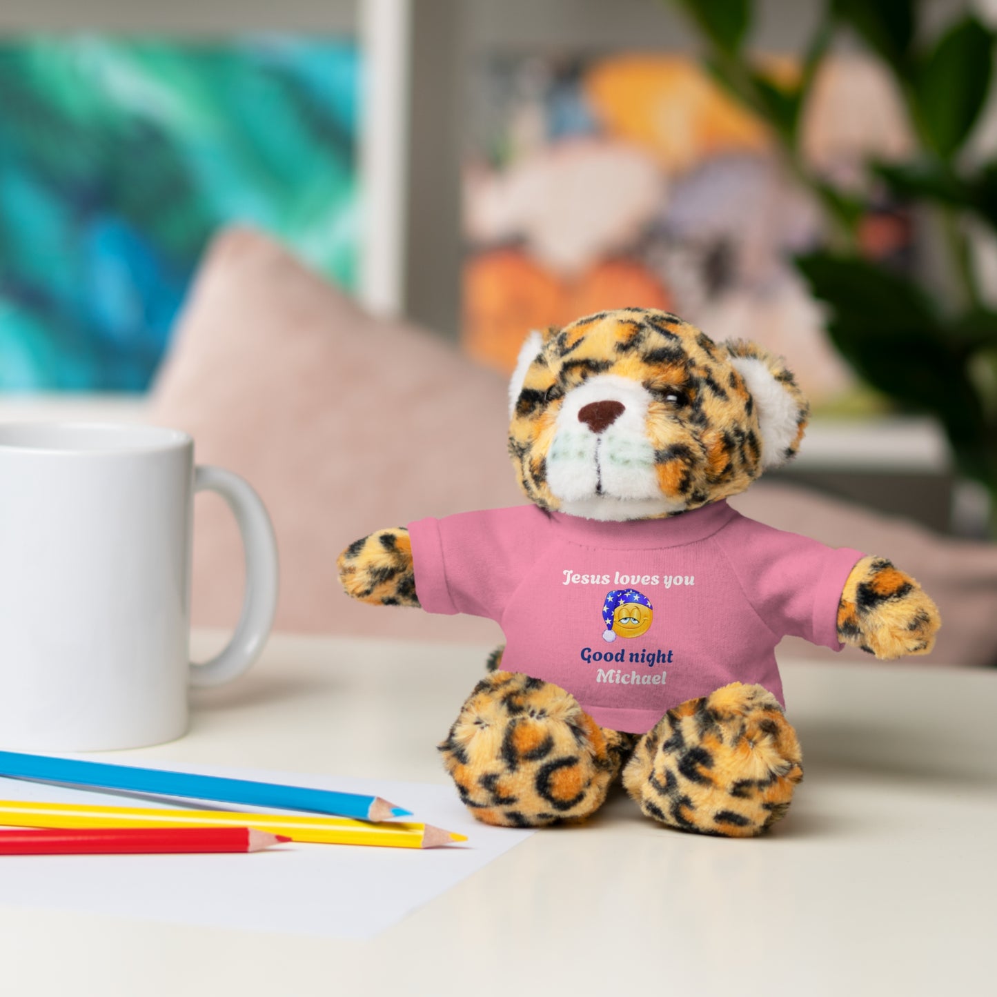 Personalizable Stuffed Animal Tee - Good Night Design
