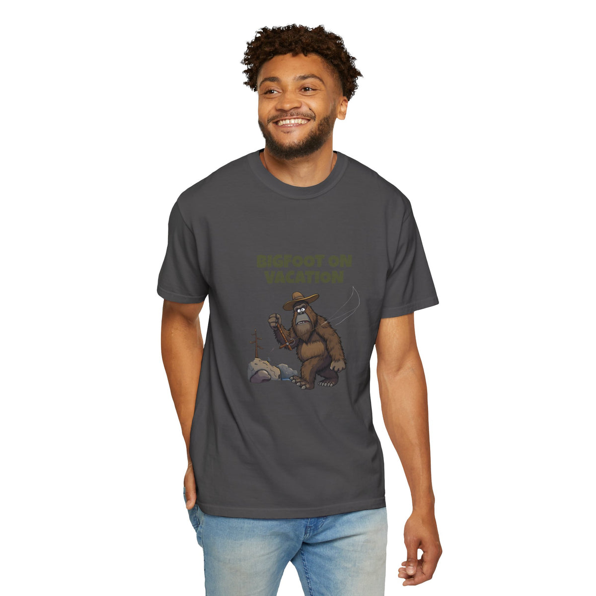 Bigfoot On Vacation T-Shirt
