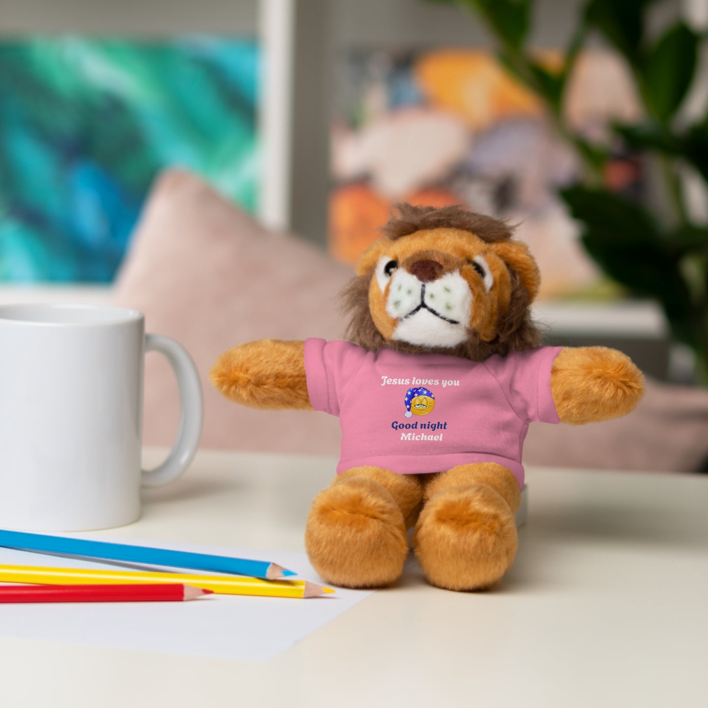 Personalizable Stuffed Animal Tee - Good Night Design