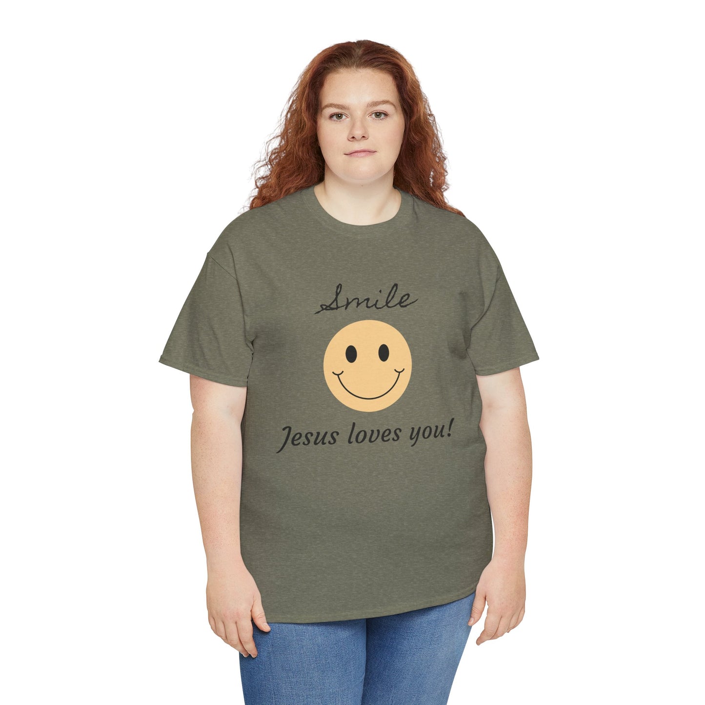 T-Shirt - 'smile God loves you' Design