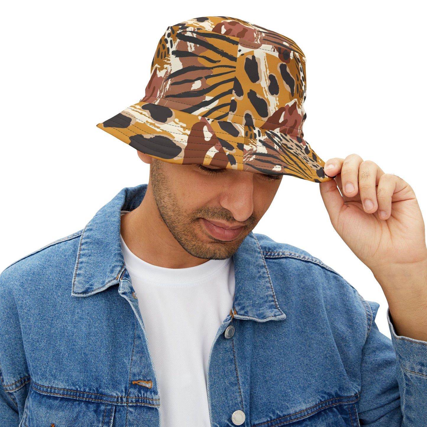 Tropical Paradise Bucket Hat - Animal patterns Bucket Hat
