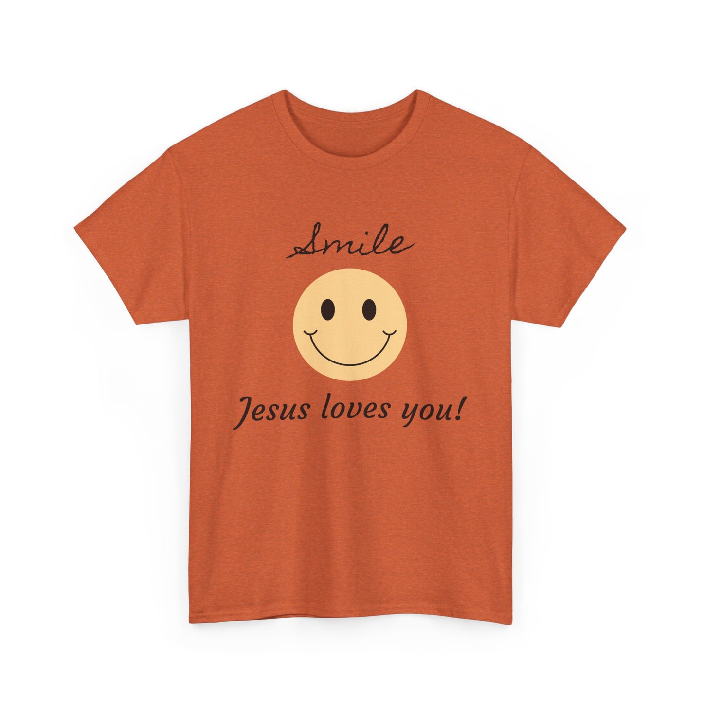 T-Shirt - 'smile God loves you' Design