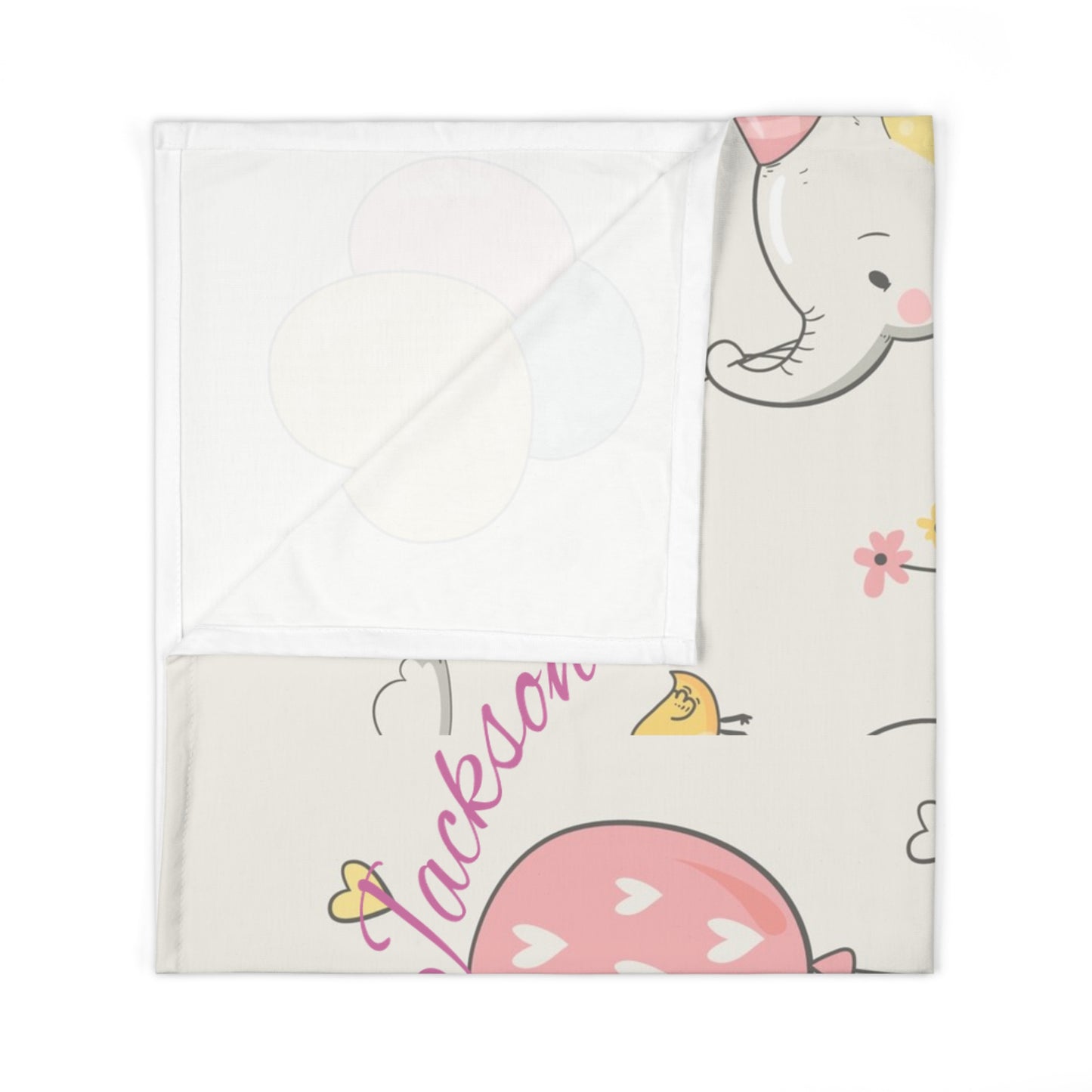 Personalizable Baby Swaddle Blanket | Perfect for Newborns, Cute Baby Shower Gift