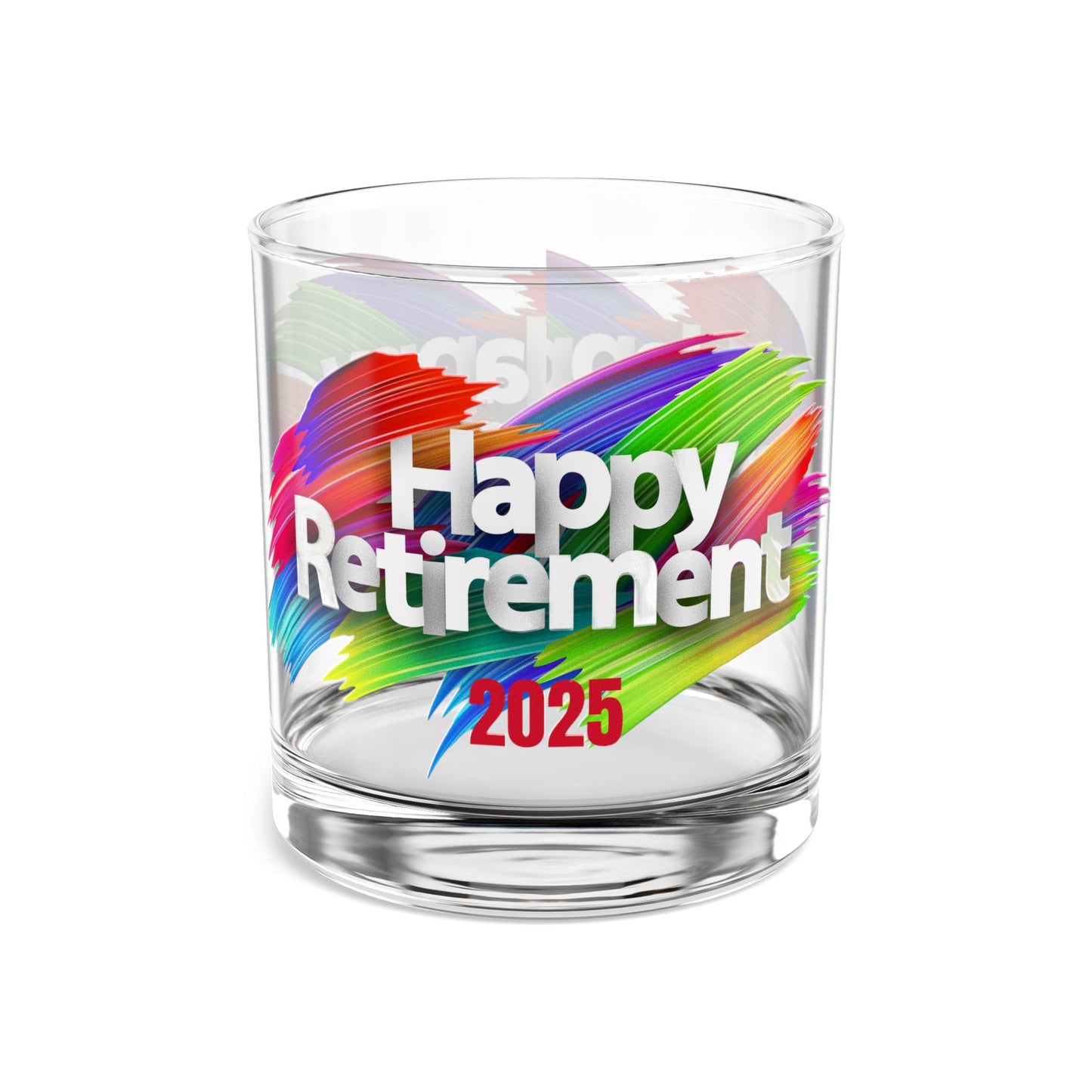 Retirement Rocks Glass