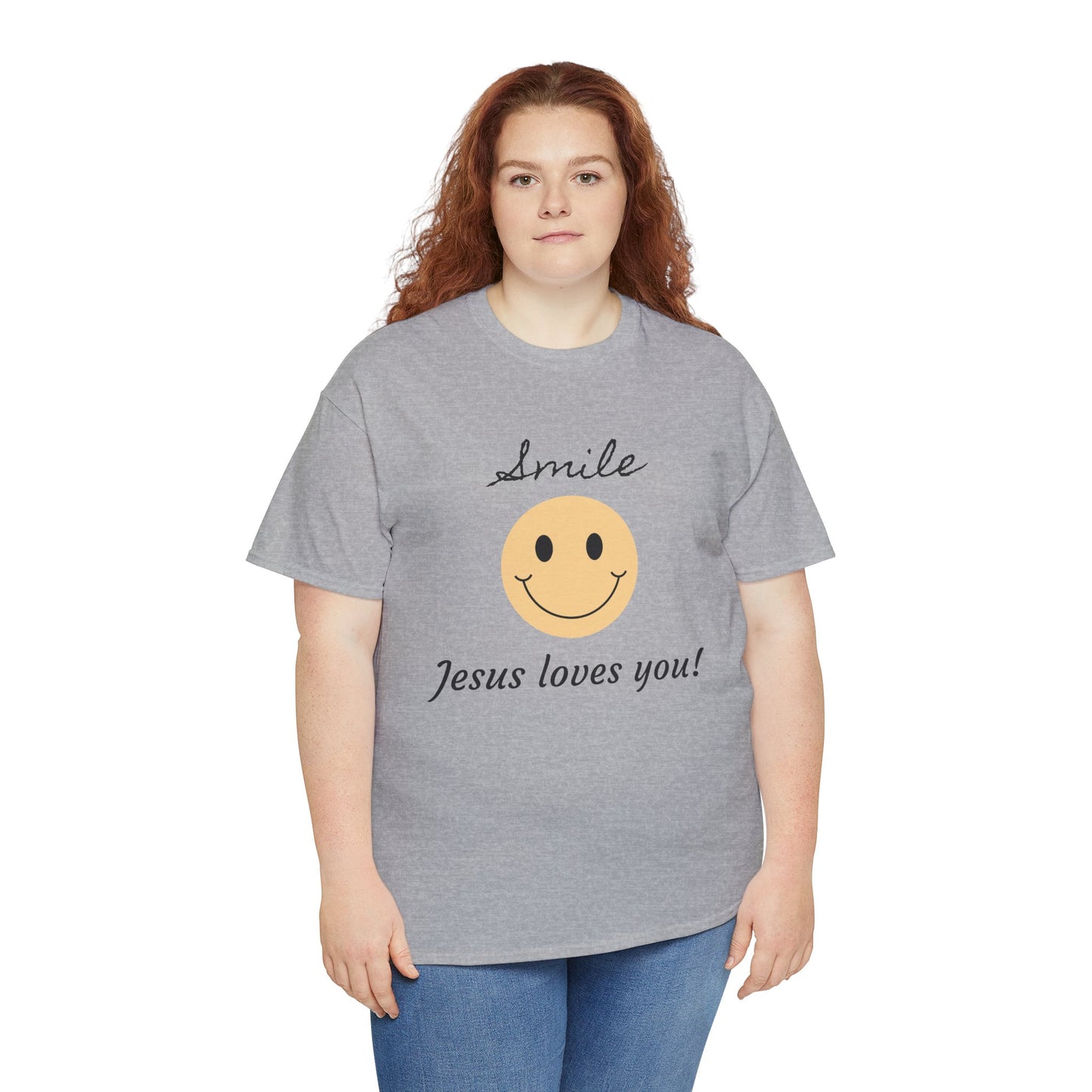 T-Shirt - 'smile God loves you' Design