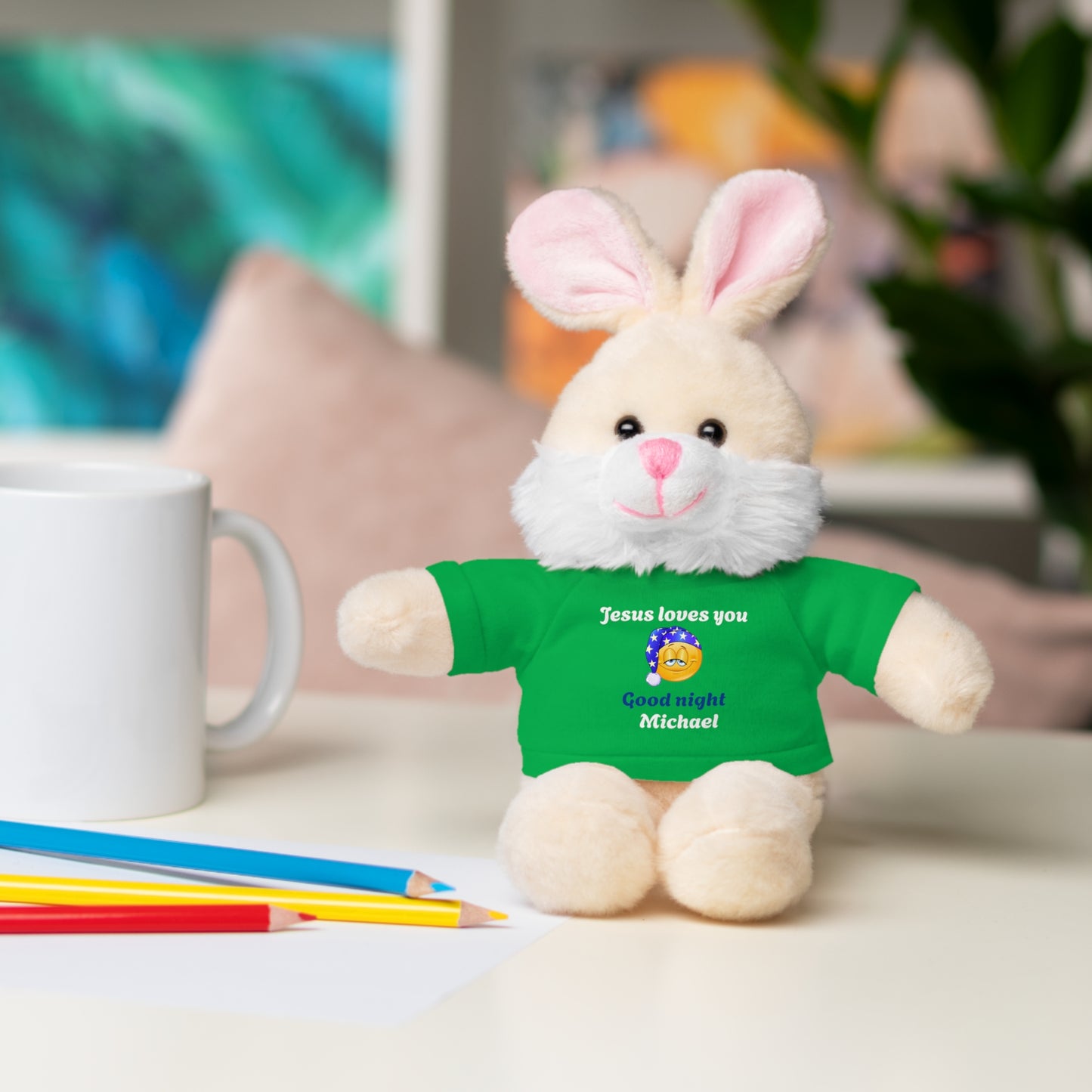 Personalizable Stuffed Animal Tee - Good Night Design