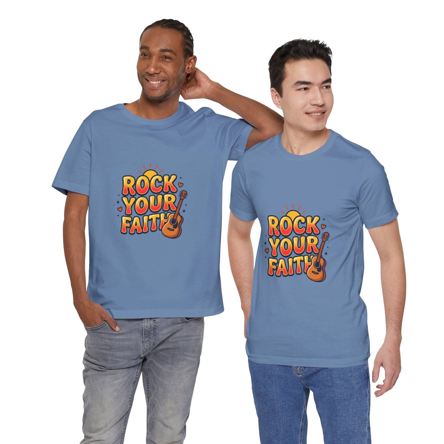 Rock Your Faith T-Shirt | Christian encouragement, retro groovy pastel