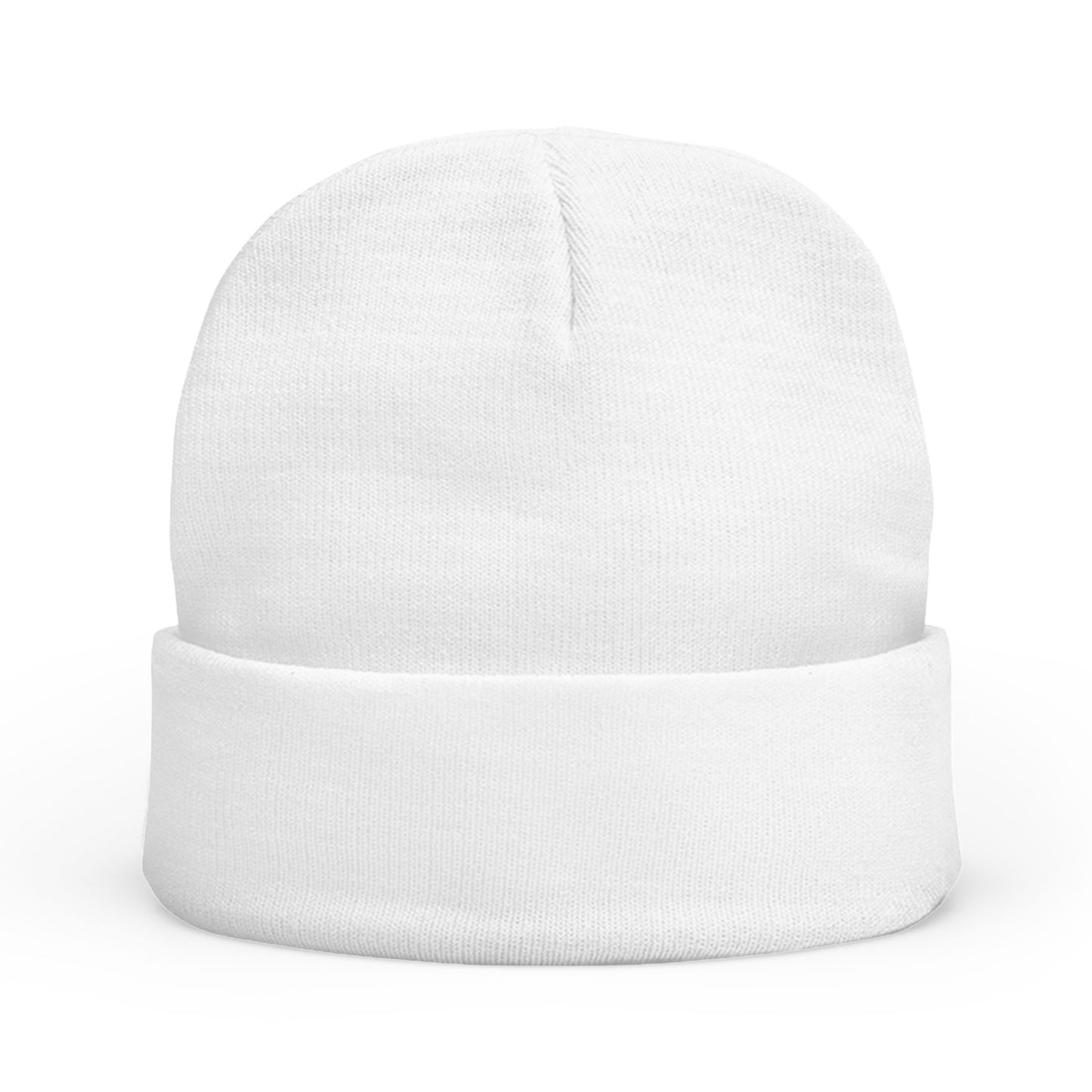 Beanie Hat (Embroidered Knit)