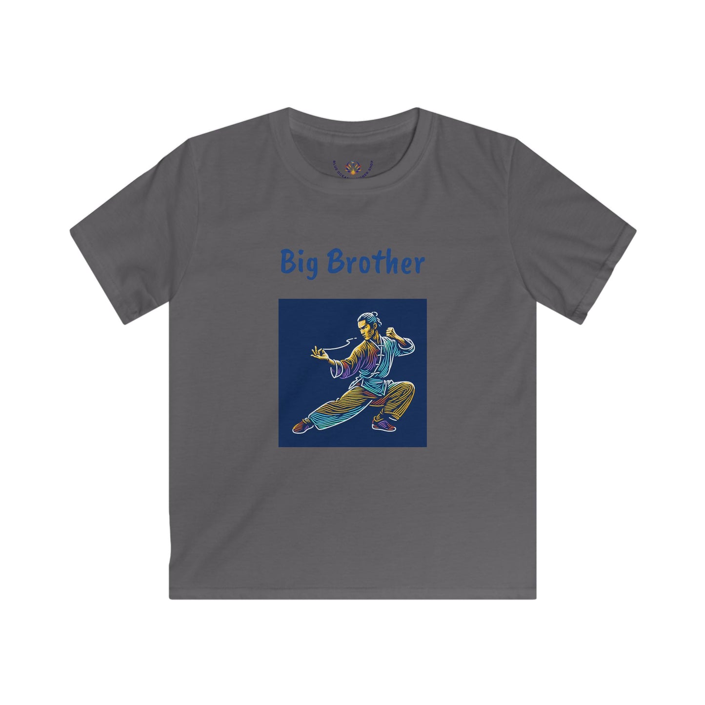 Big Brother Kids Tee - Fun Gift for Siblings, Birthday, Family Celebrations, Everyday Wear, Playful Design