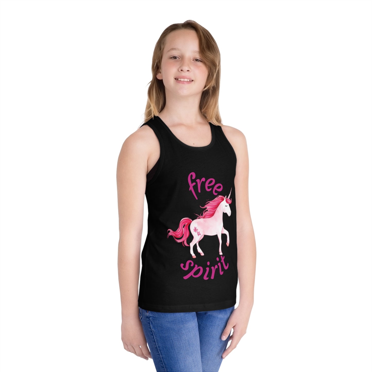 Free Spirit Unicorn Kids Tank Top