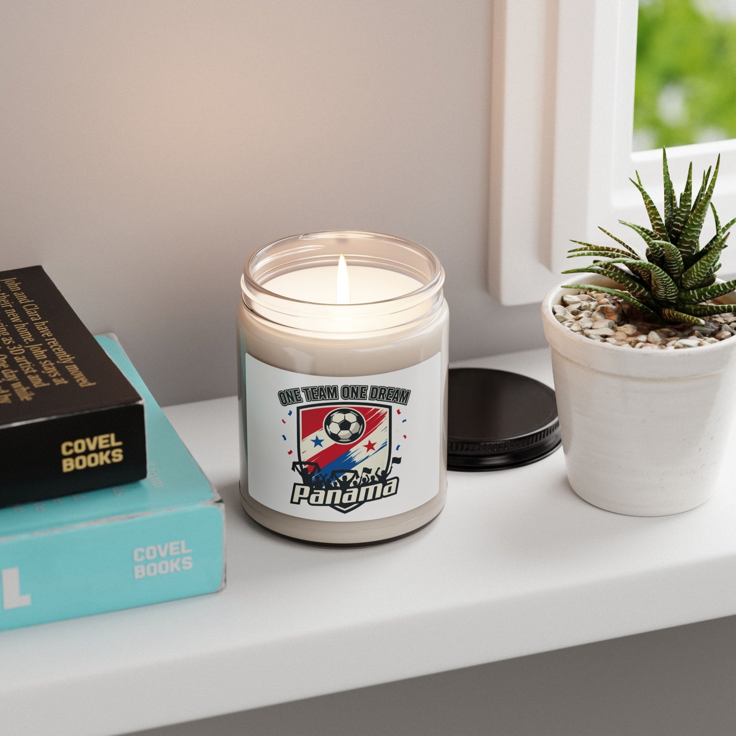 Panama Soccer Crest Candle, Country Pride, Retro Championship Season