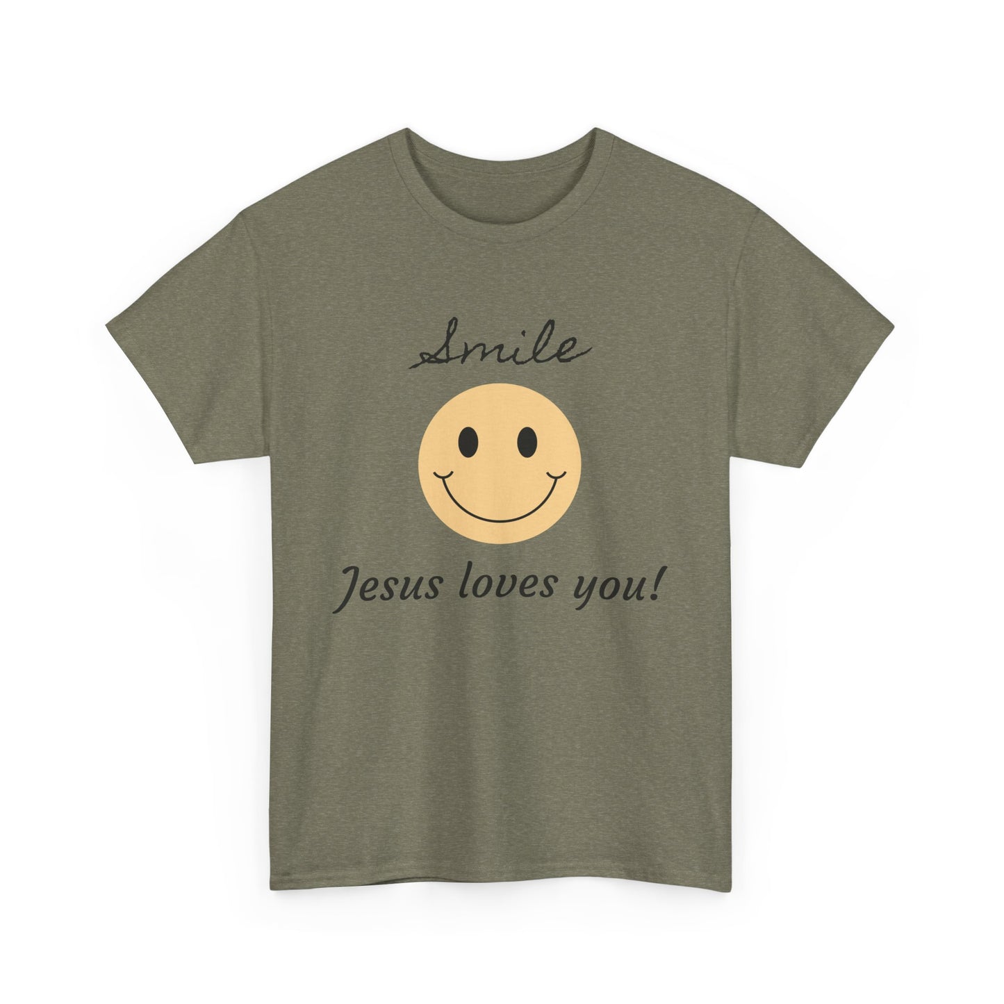 T-Shirt - 'smile God loves you' Design