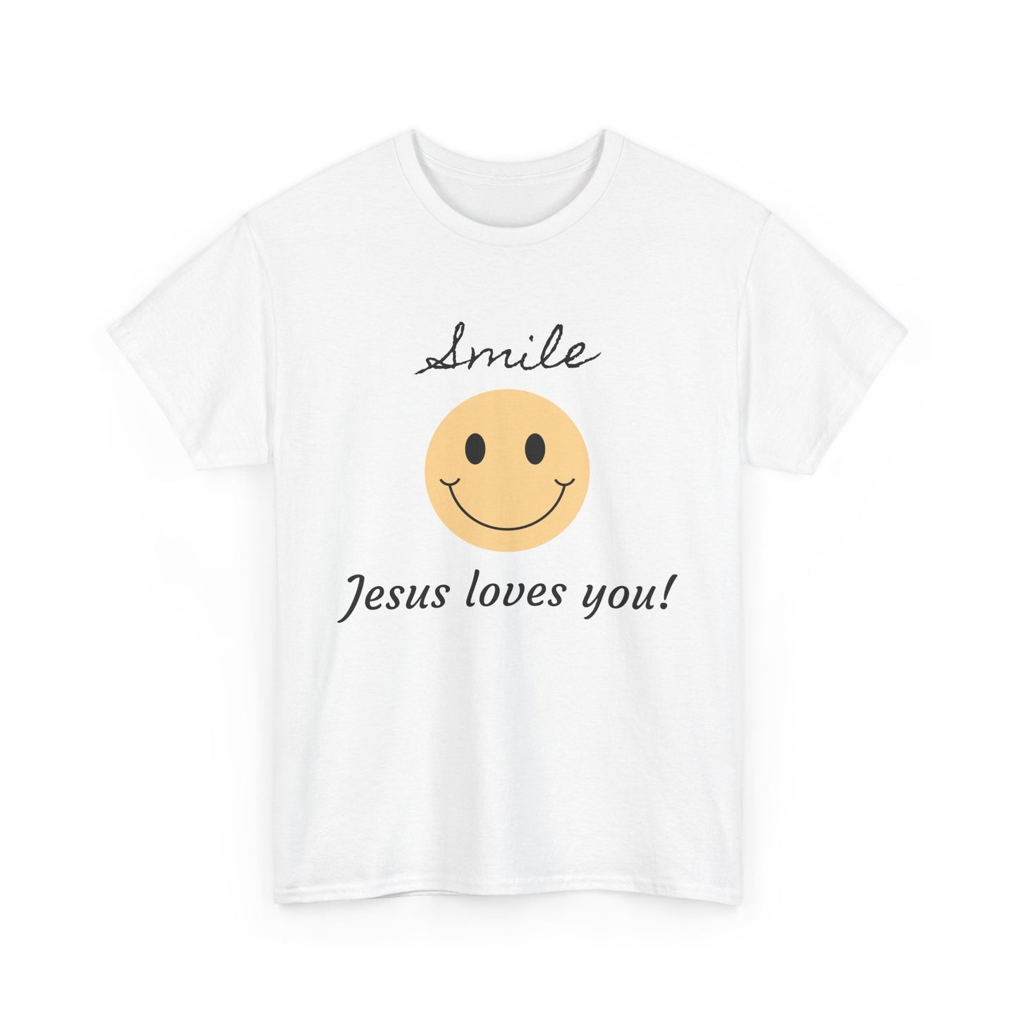 T-Shirt - 'smile God loves you' Design