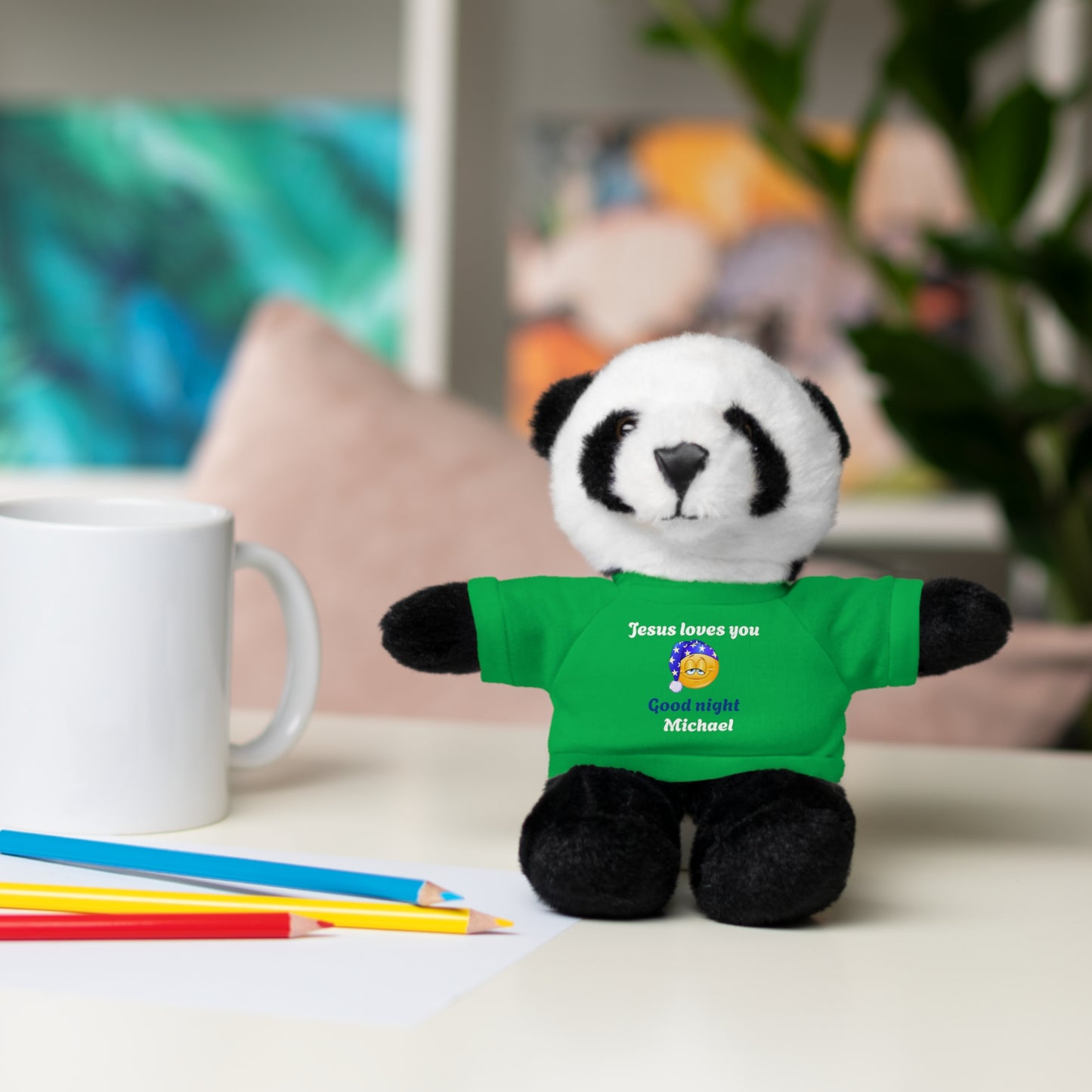 Personalizable Stuffed Animal Tee - Good Night Design