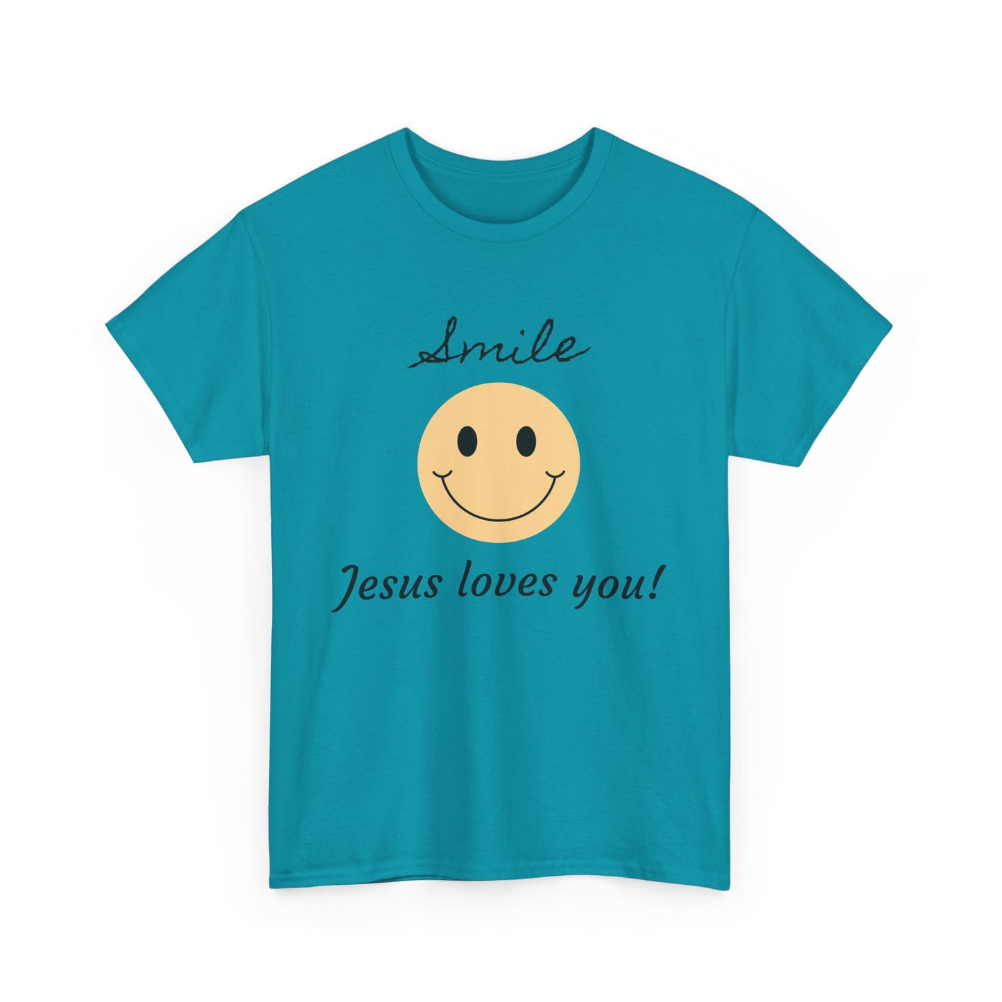 T-Shirt - 'smile God loves you' Design
