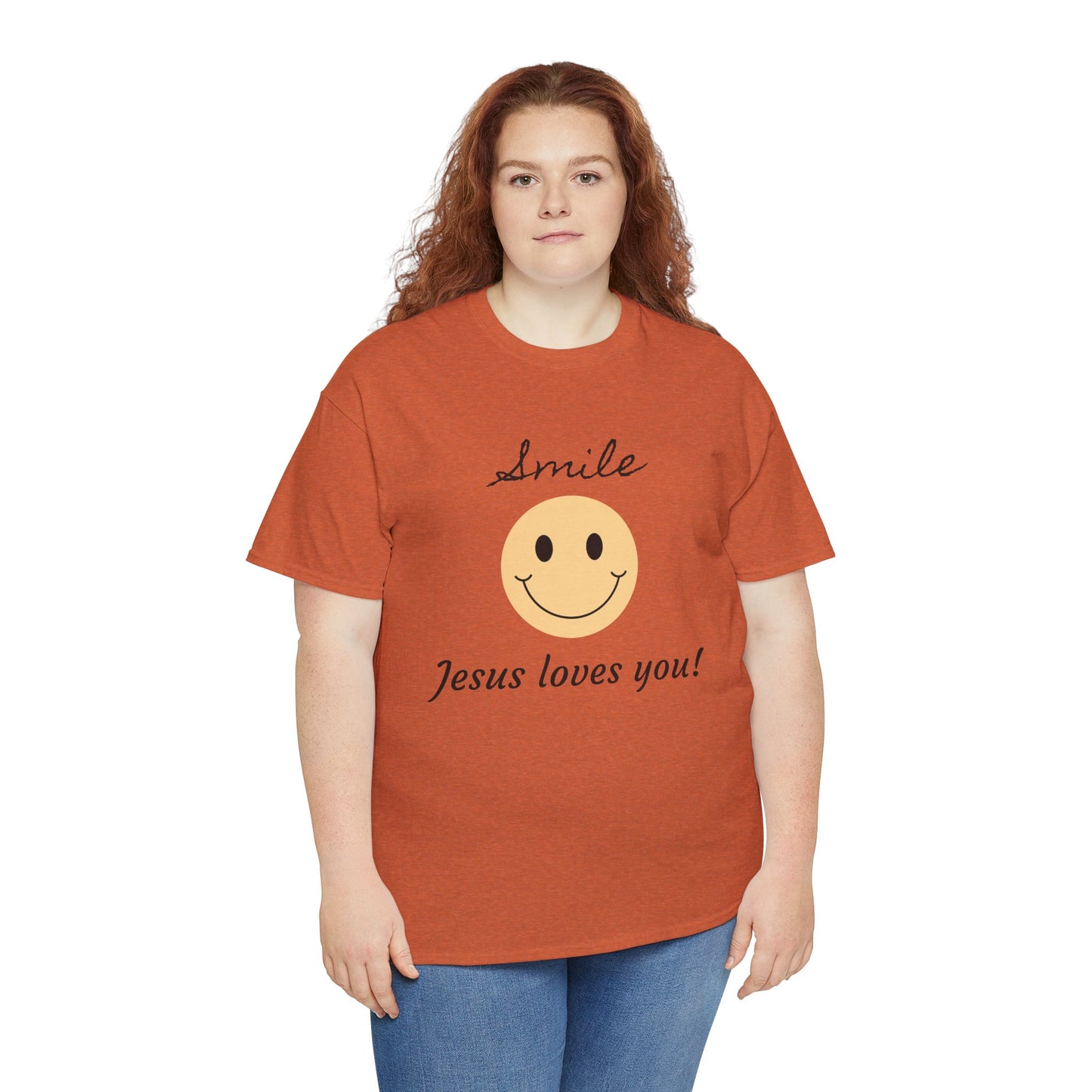 T-Shirt - 'smile God loves you' Design