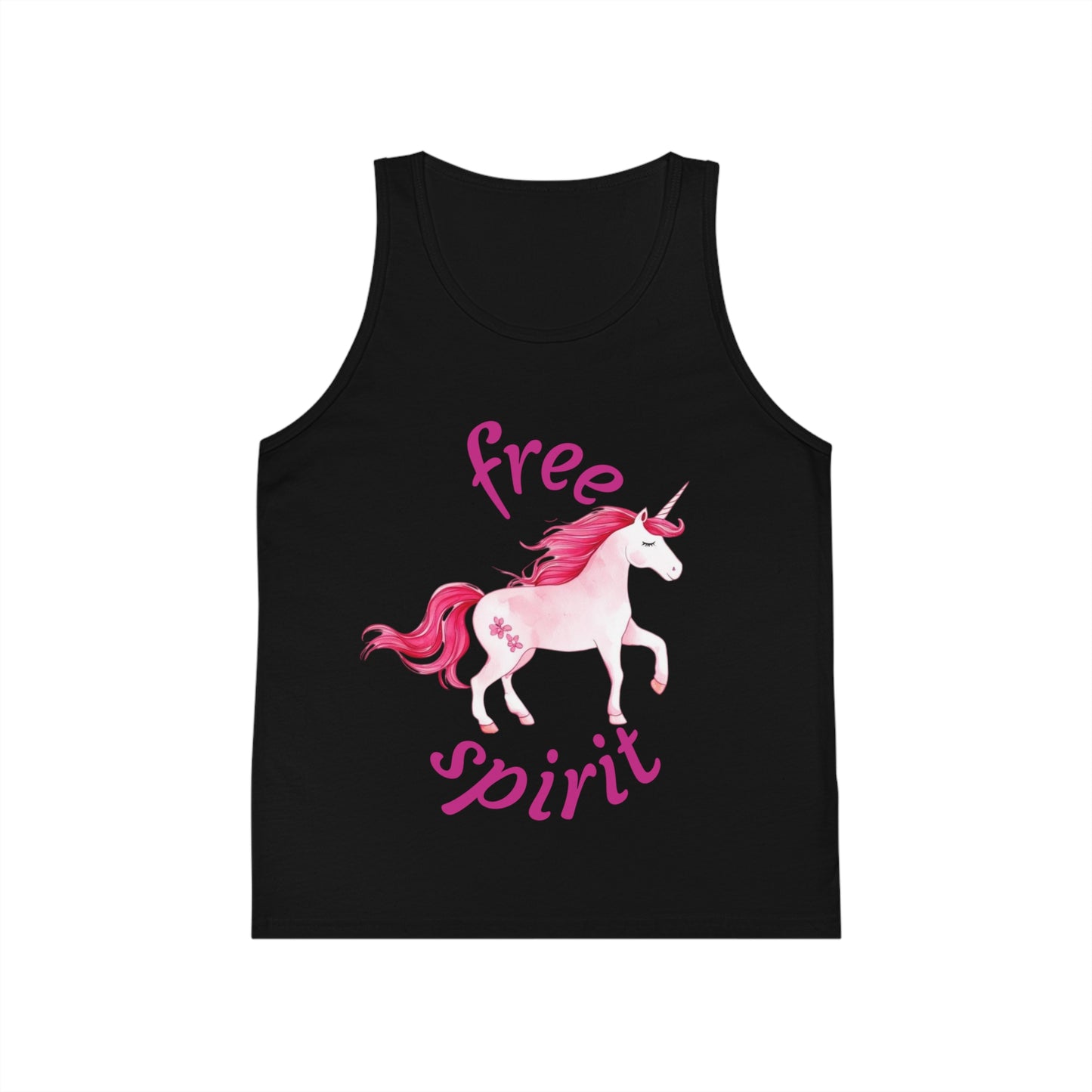 Free Spirit Unicorn Kids Tank Top