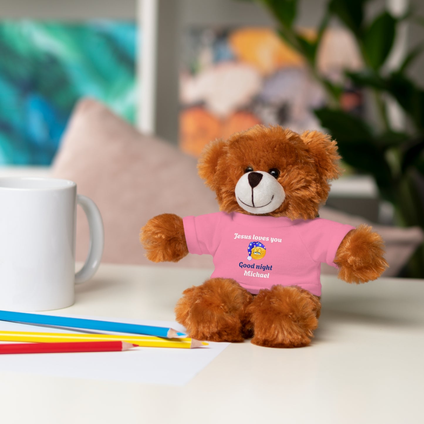 Personalizable Stuffed Animal Tee - Good Night Design