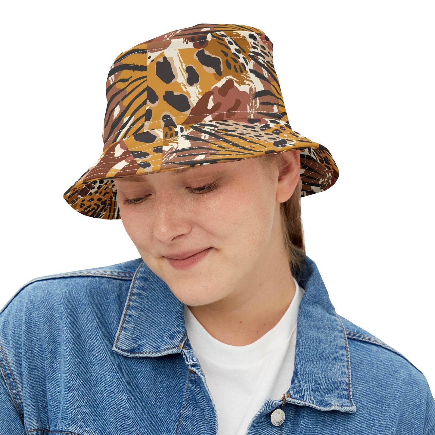 Tropical Paradise Bucket Hat - Animal patterns Bucket Hat