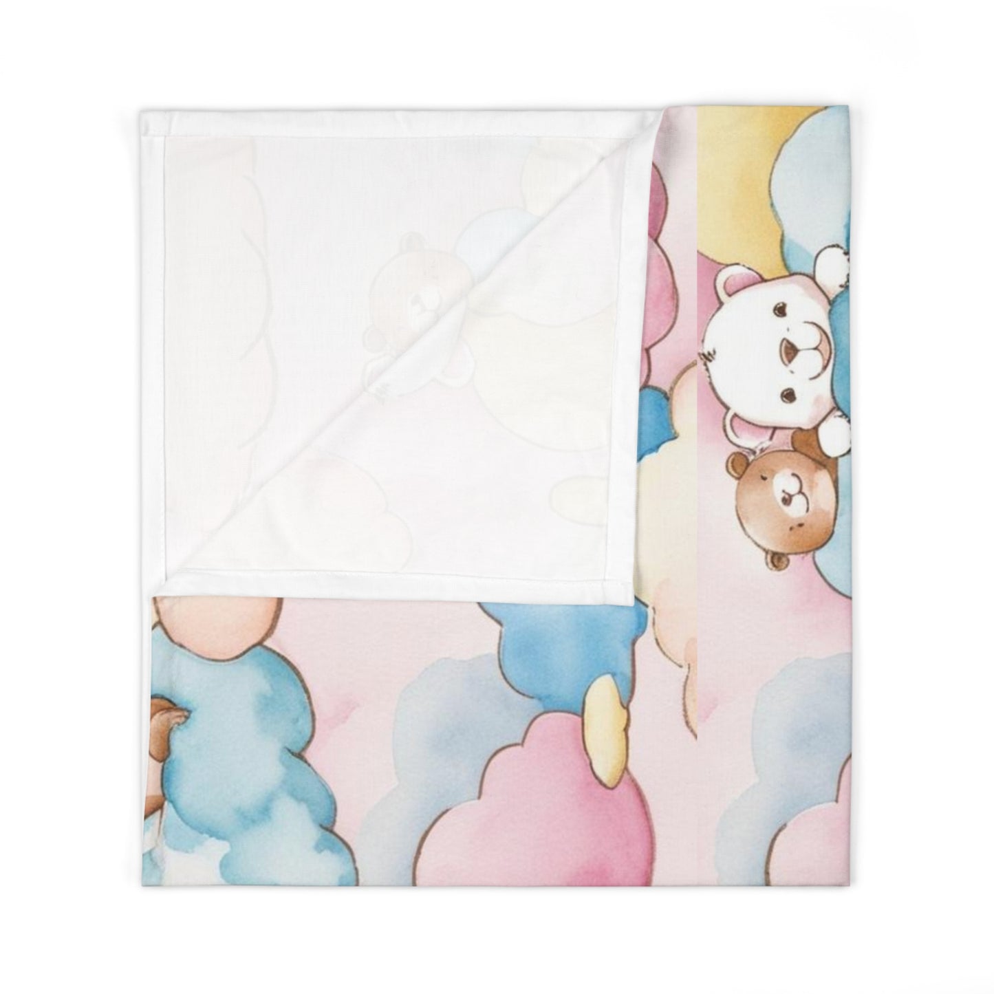 Adorable unisex Cloud-Themed Baby Swaddle Blanket | Perfect for Newborns, Cute Baby Shower Gift