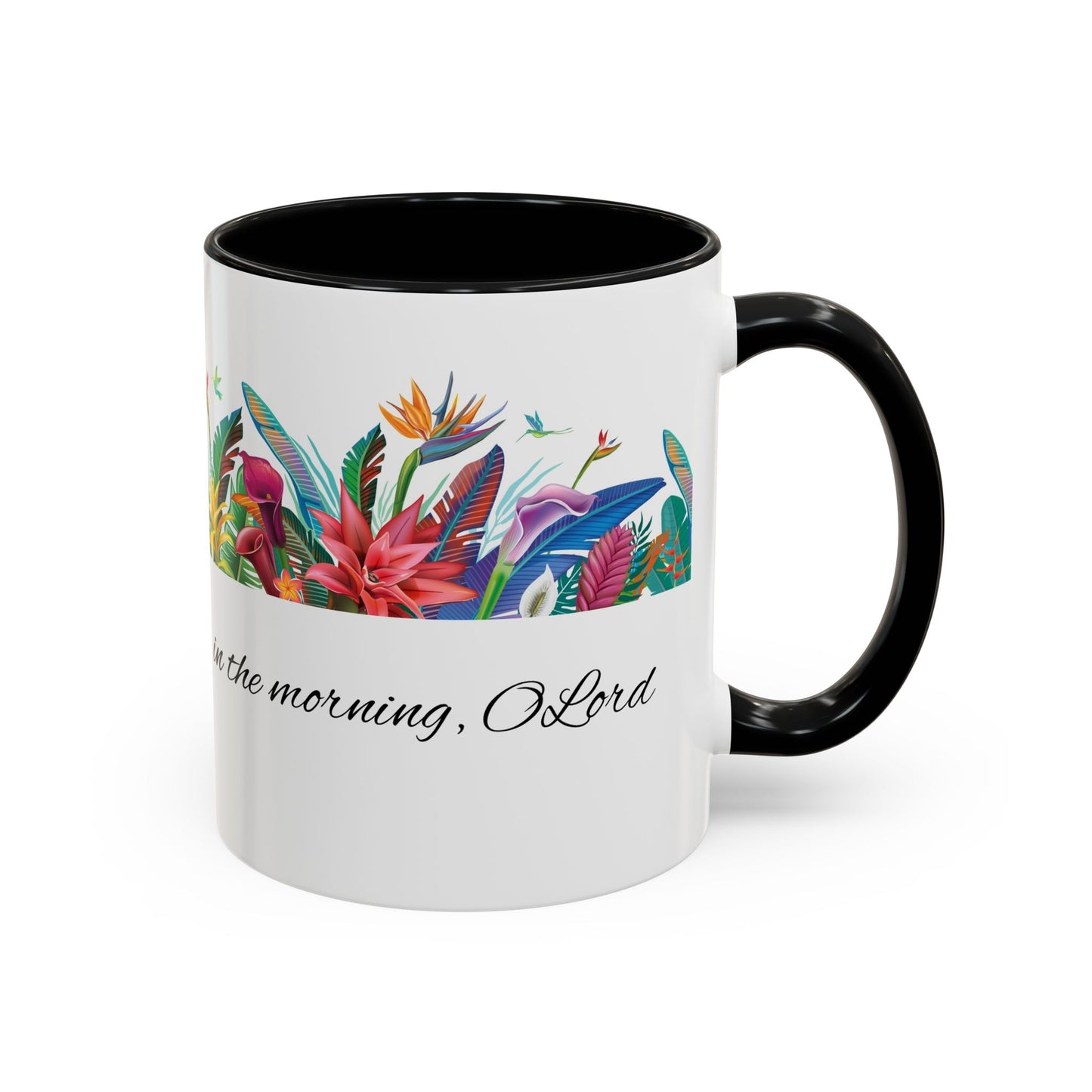 Mug - Inspirational Morning Prayer Accent Coffee Mug (11, 15oz)