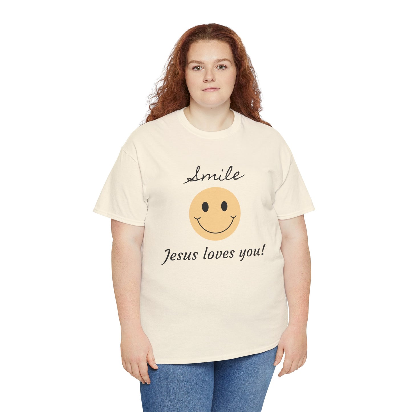T-Shirt - 'smile God loves you' Design