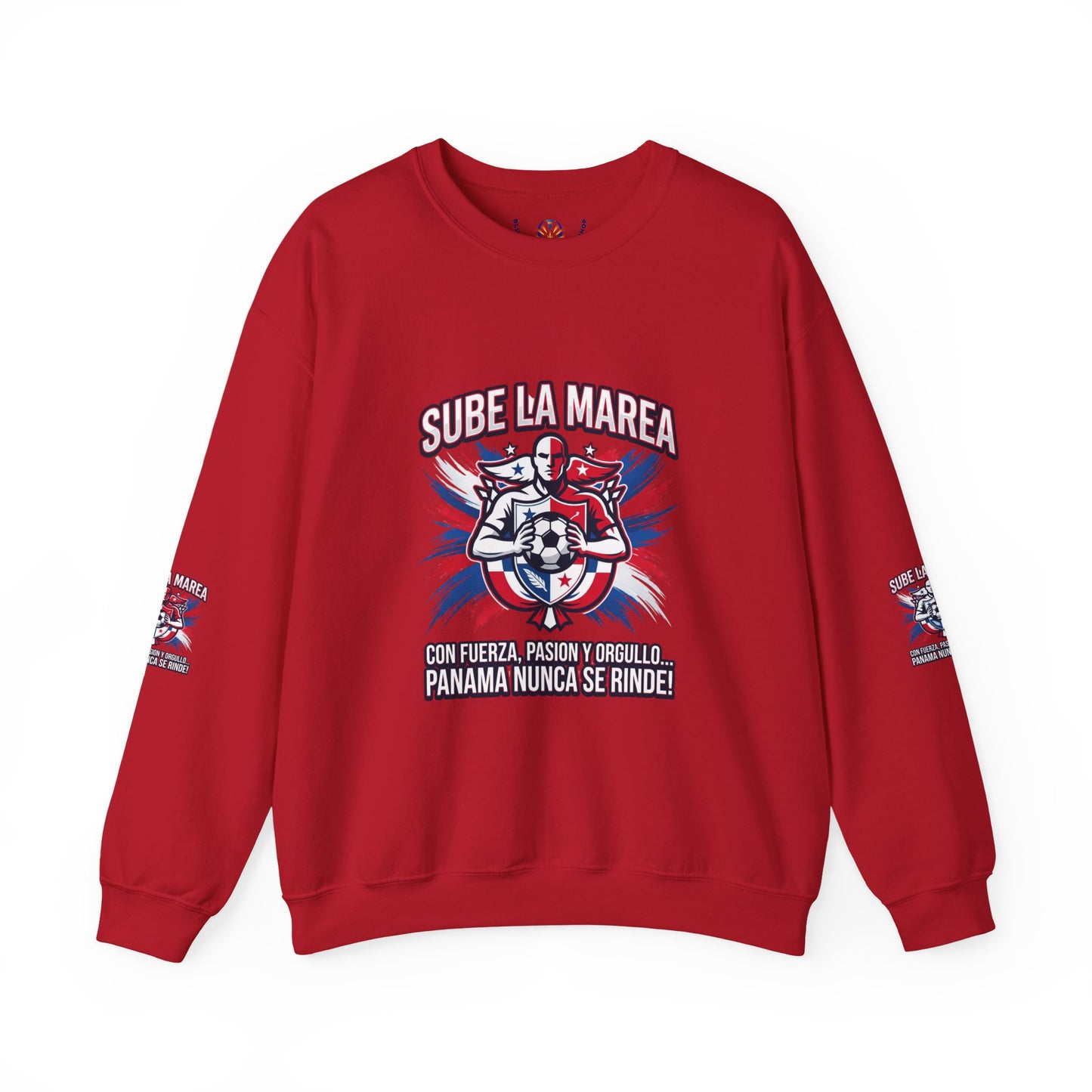 Sube La Marea Soccer Crewneck, Panama Country Pride, Retro Championship