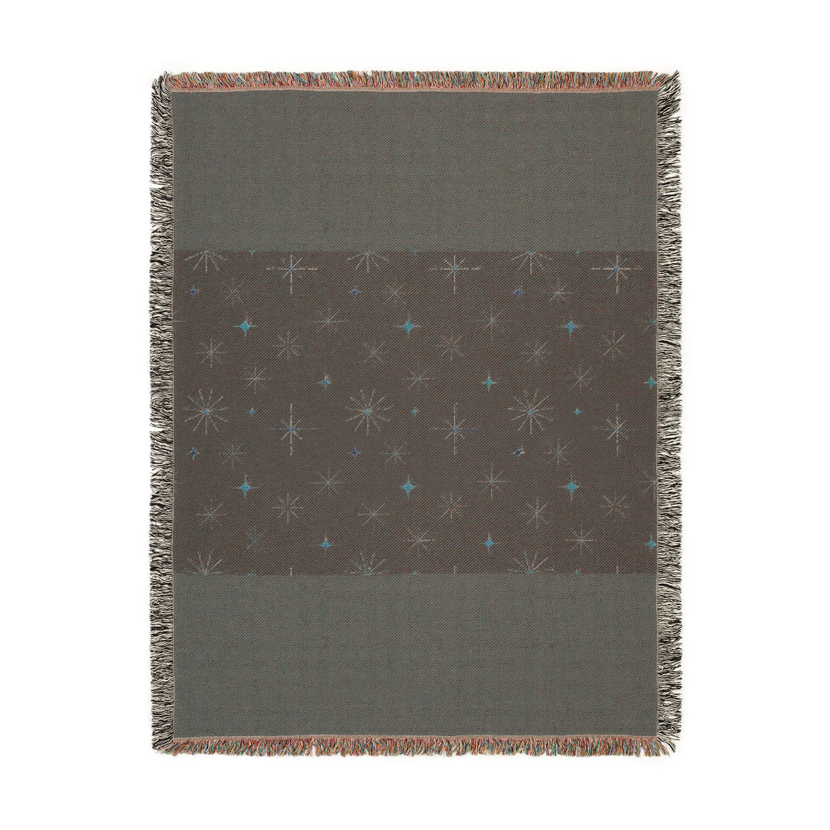 Galaxy Night Woven Blanket — Starfield Throw for Cozy Home & Gifts