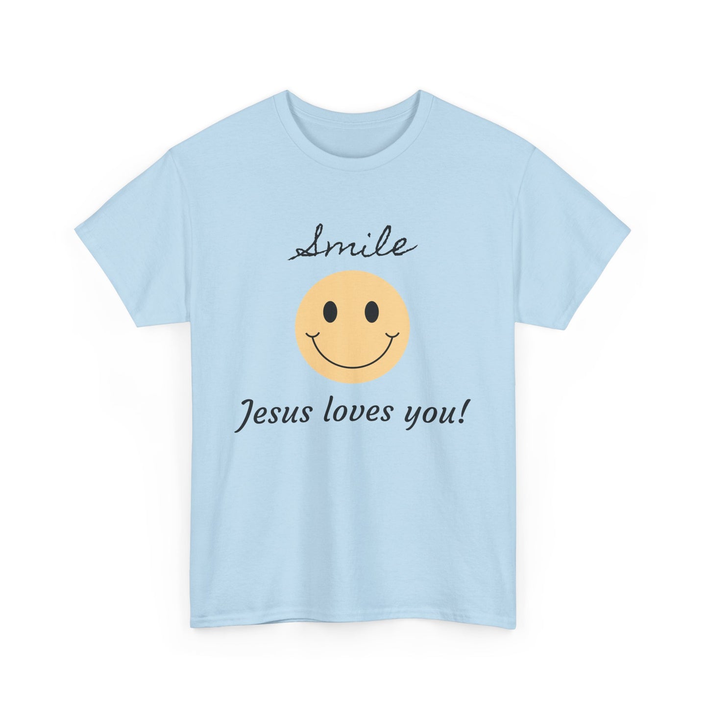 T-Shirt - 'smile God loves you' Design