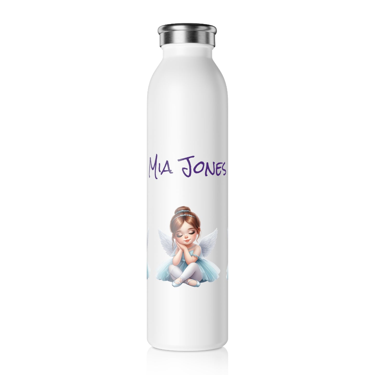 Personalizable Ballerina Water Bottle
