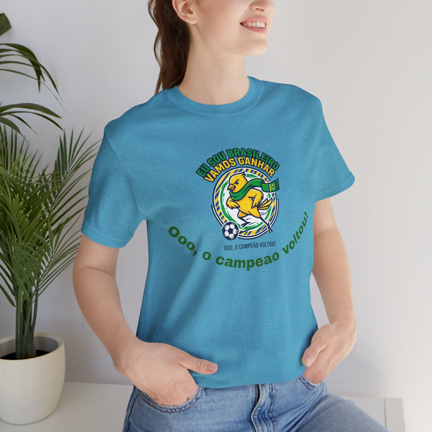Brazil Soccer Tee | Country Pride, Retro Championship