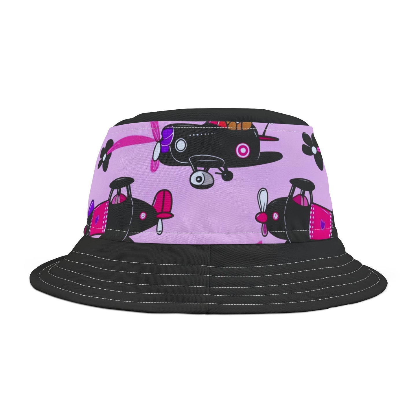 Playful Dog Pilot Bucket Hat - Fun Kid's Accessories for Summer Adventures
