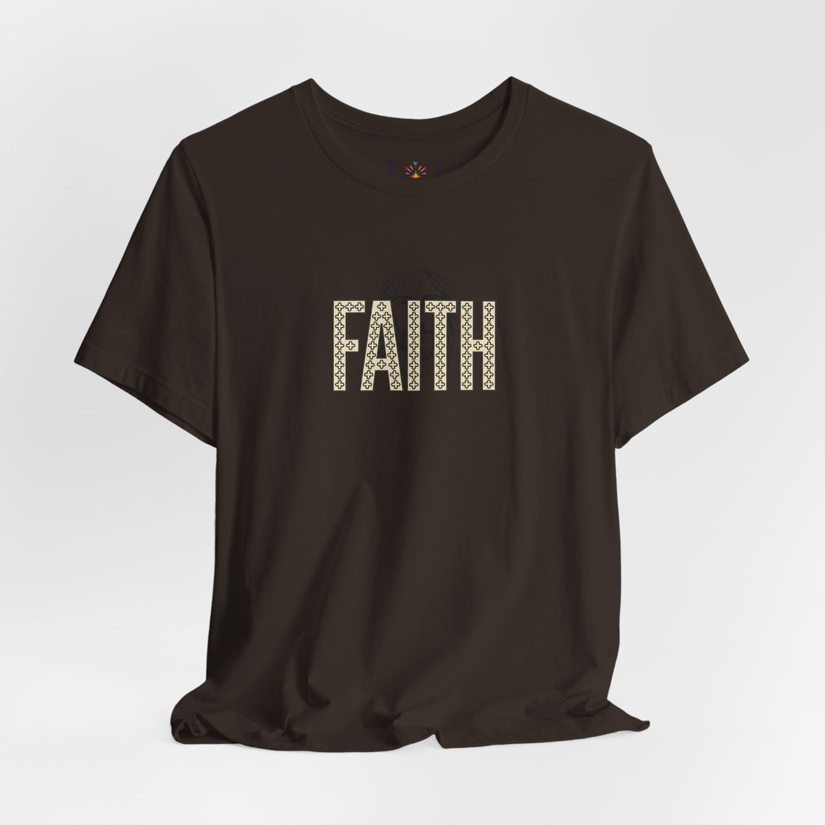 Faith Graphic Tee — Jesus Face Christian T-Shirt