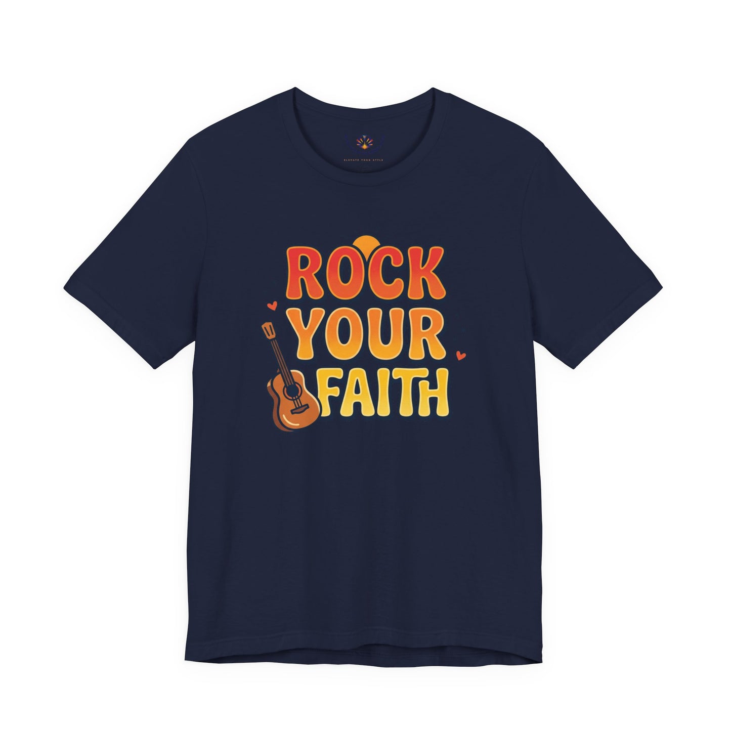 Rock Your Faith Tee | Christian encouragement, retro groovy pastel