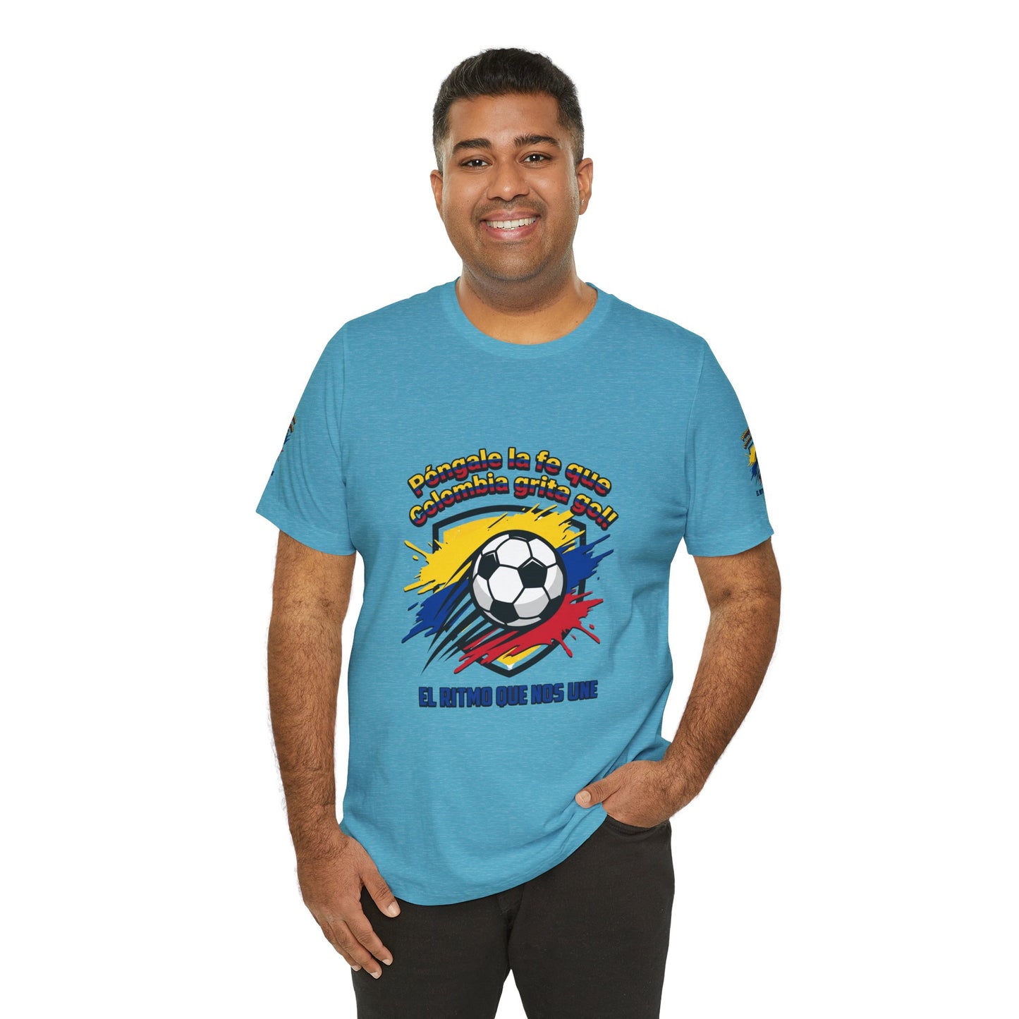Colombia Pride Soccer Tee | Retro soccer, national colors