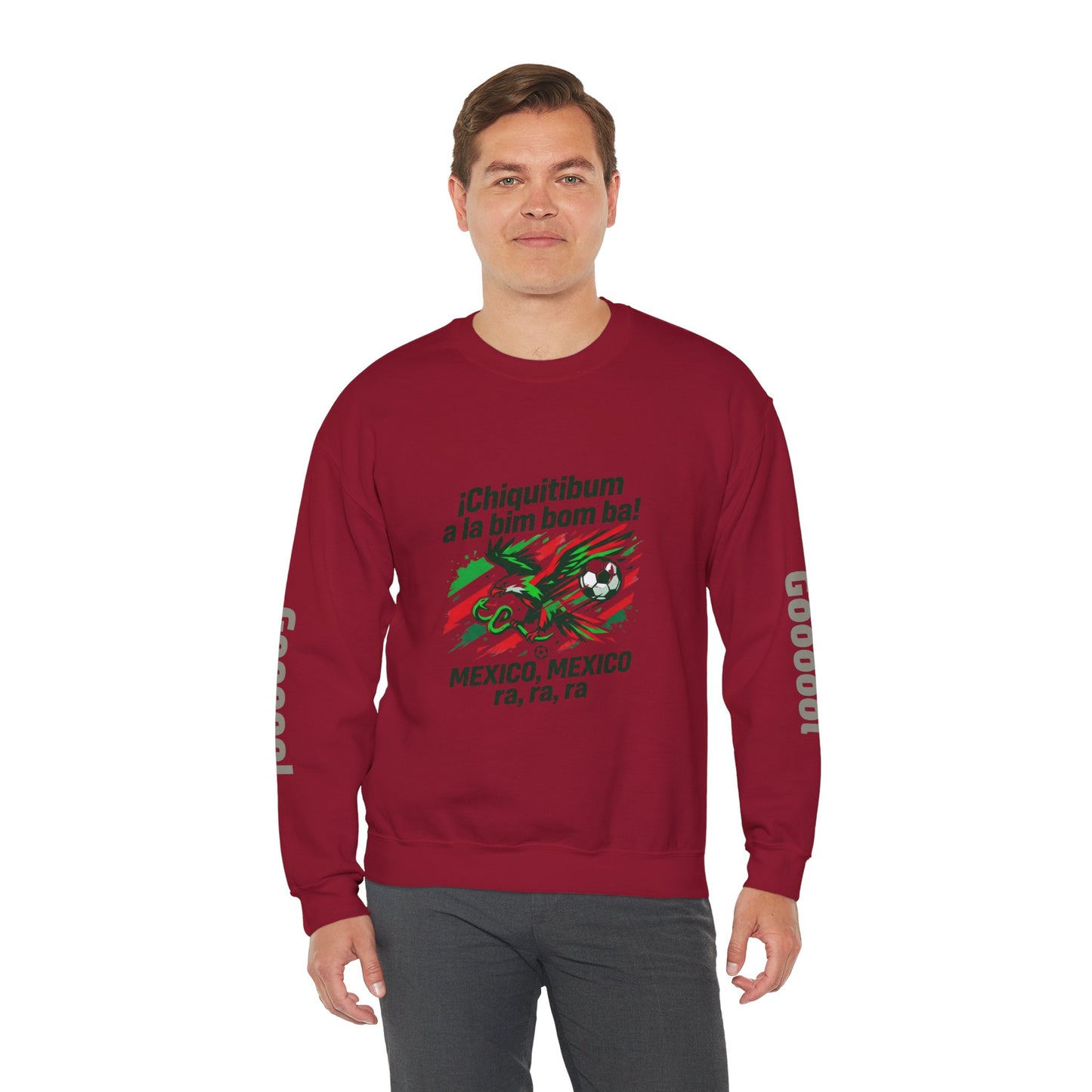 Mexico Chant Soccer Crewneck, country pride, retro soccer