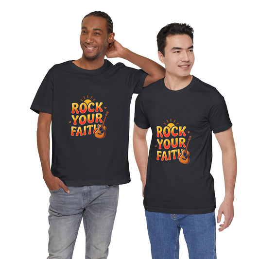 Rock Your Faith T-Shirt | Christian encouragement, retro groovy pastel