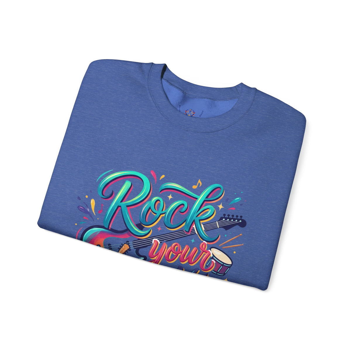 Rock Your Faith Sweatshirt — Christian Music Graphic Crewneck