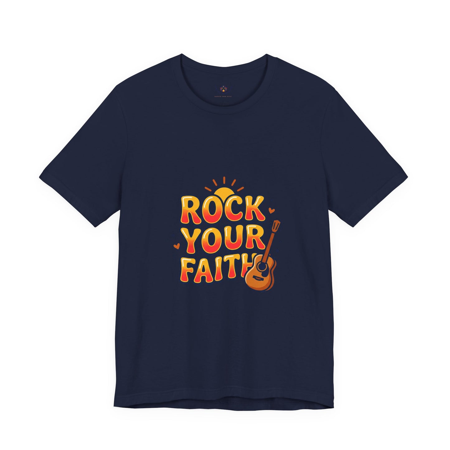 Rock Your Faith T-Shirt | Christian encouragement, retro groovy pastel