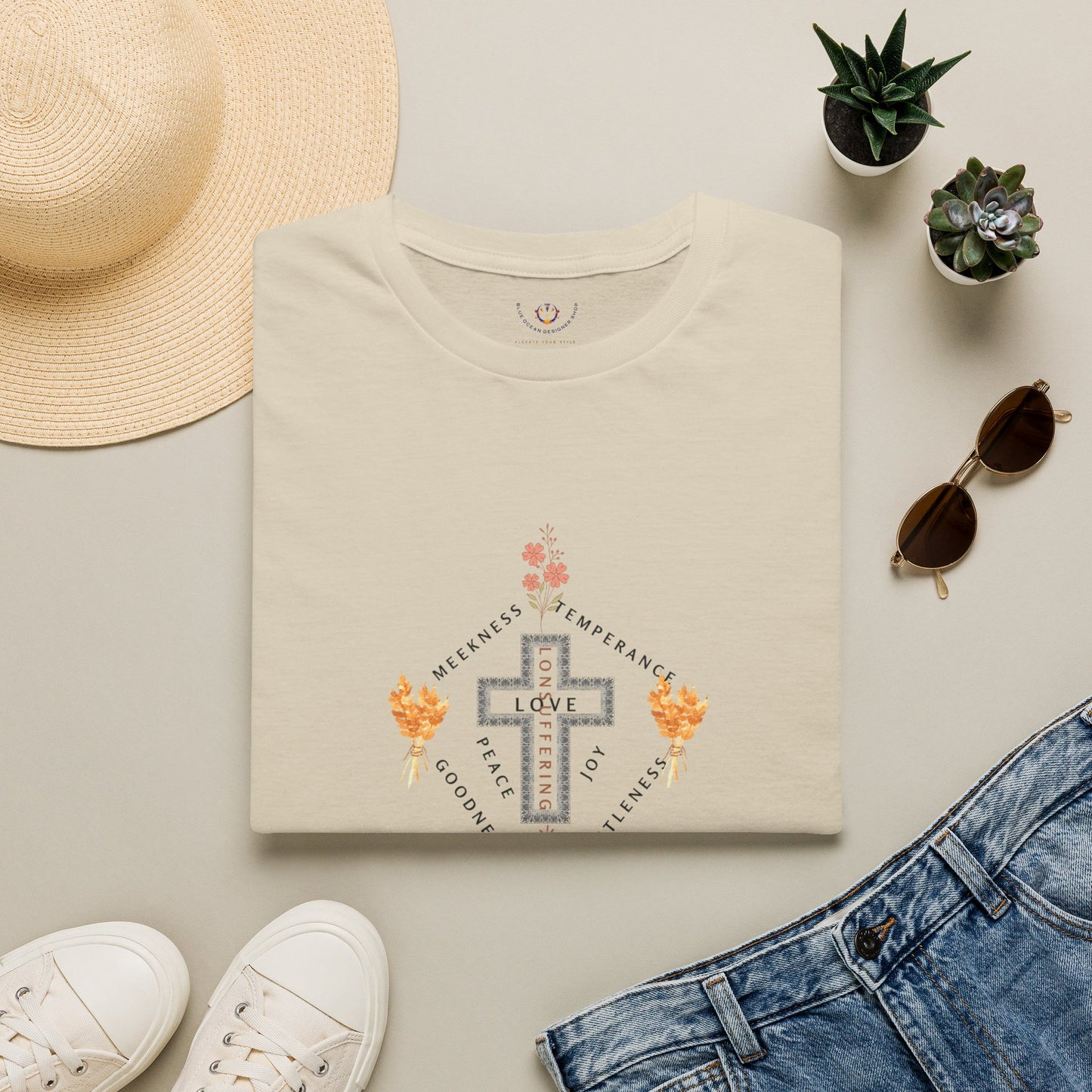 Faith Cross T-Shirt — Inspirational Christian Tee