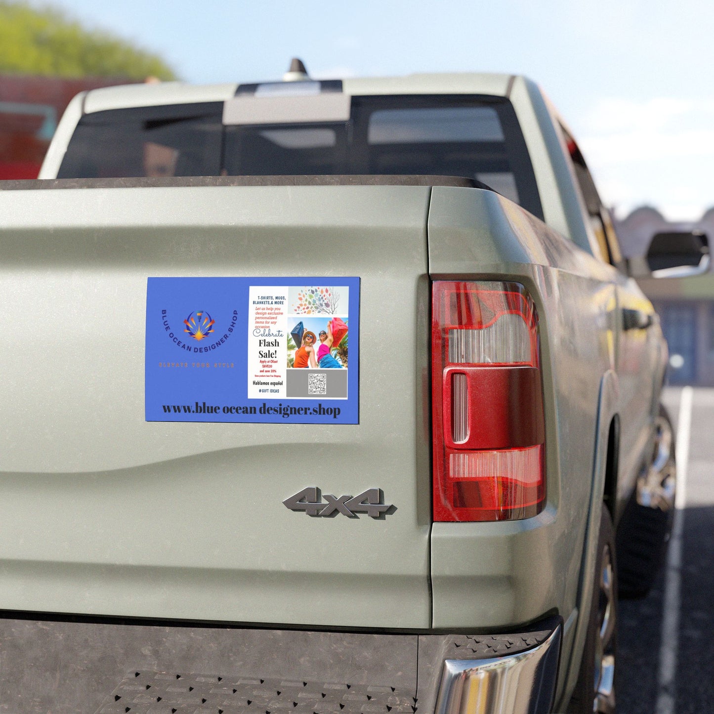 Custom Business Logo Car Magnet — Personalized Promotional Vehicle Magnet