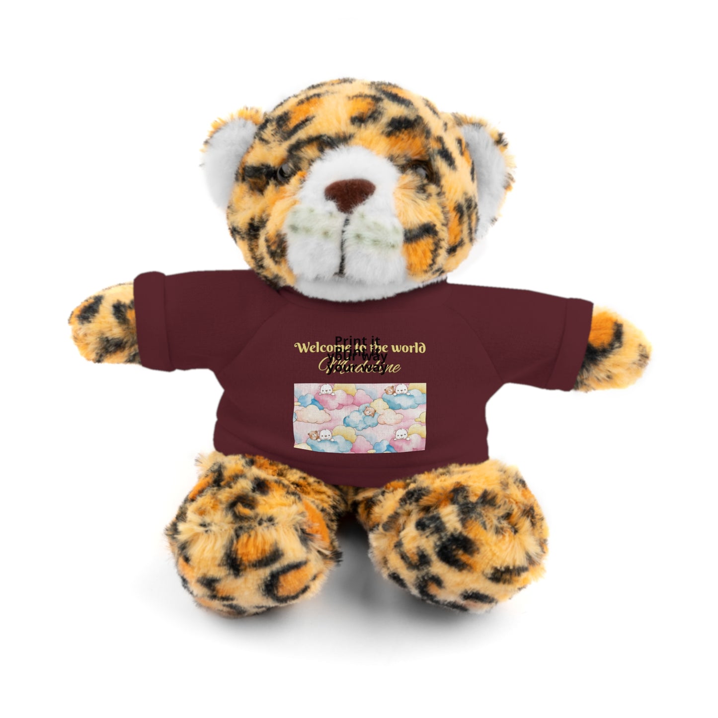 Welcome to the World Newborn Baby Teddy with 'Welcome to the world' Tee