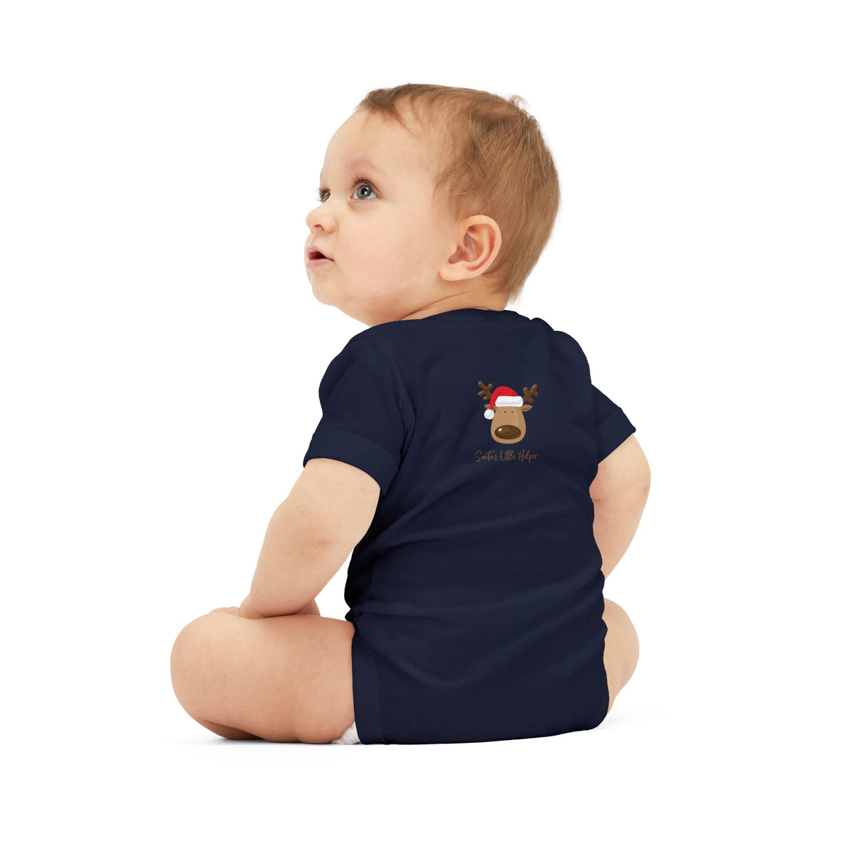 Reindeer Baby Onesie - Cute 'Tis the Season Infant Bodysuit, Christmas Holiday Outfit