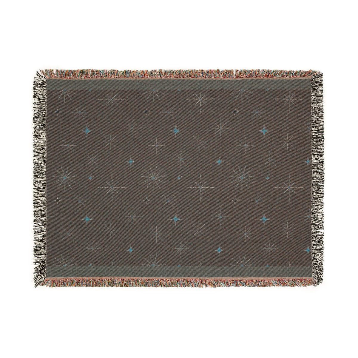 Galaxy Night Woven Blanket — Starfield Throw for Cozy Home & Gifts