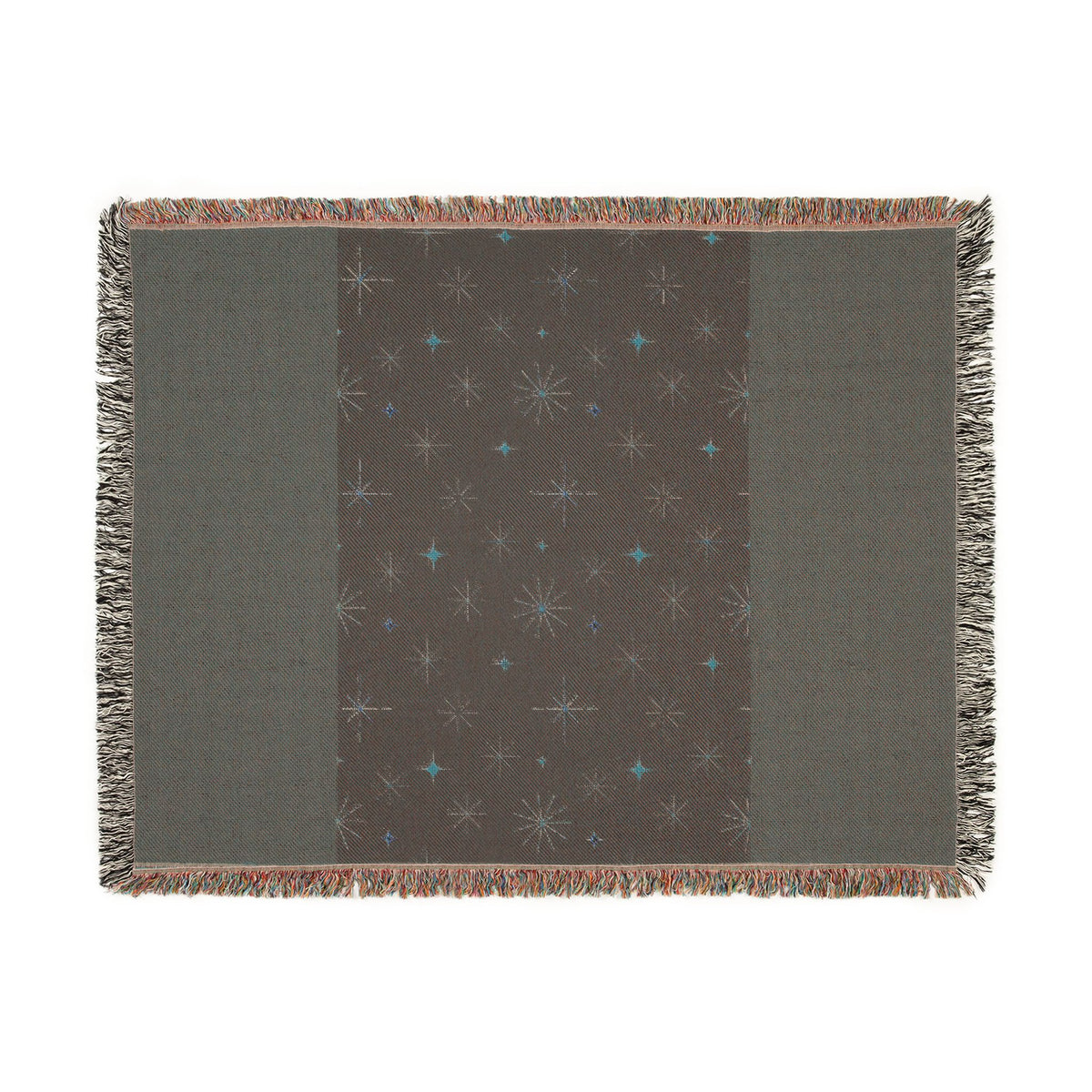 Galaxy Night Woven Blanket — Starfield Throw for Cozy Home & Gifts