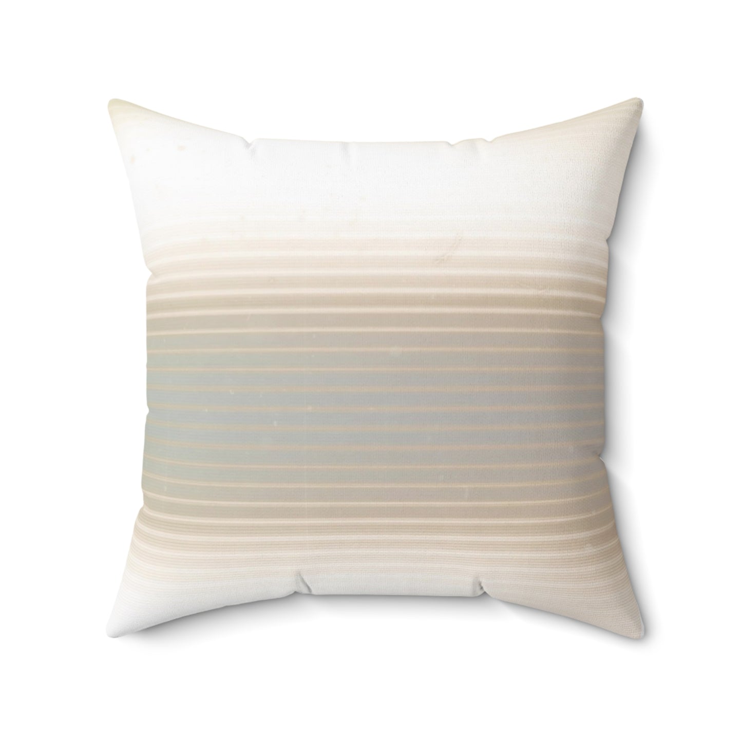 Neutral Ombre Stripes Decorative Throw Pillow