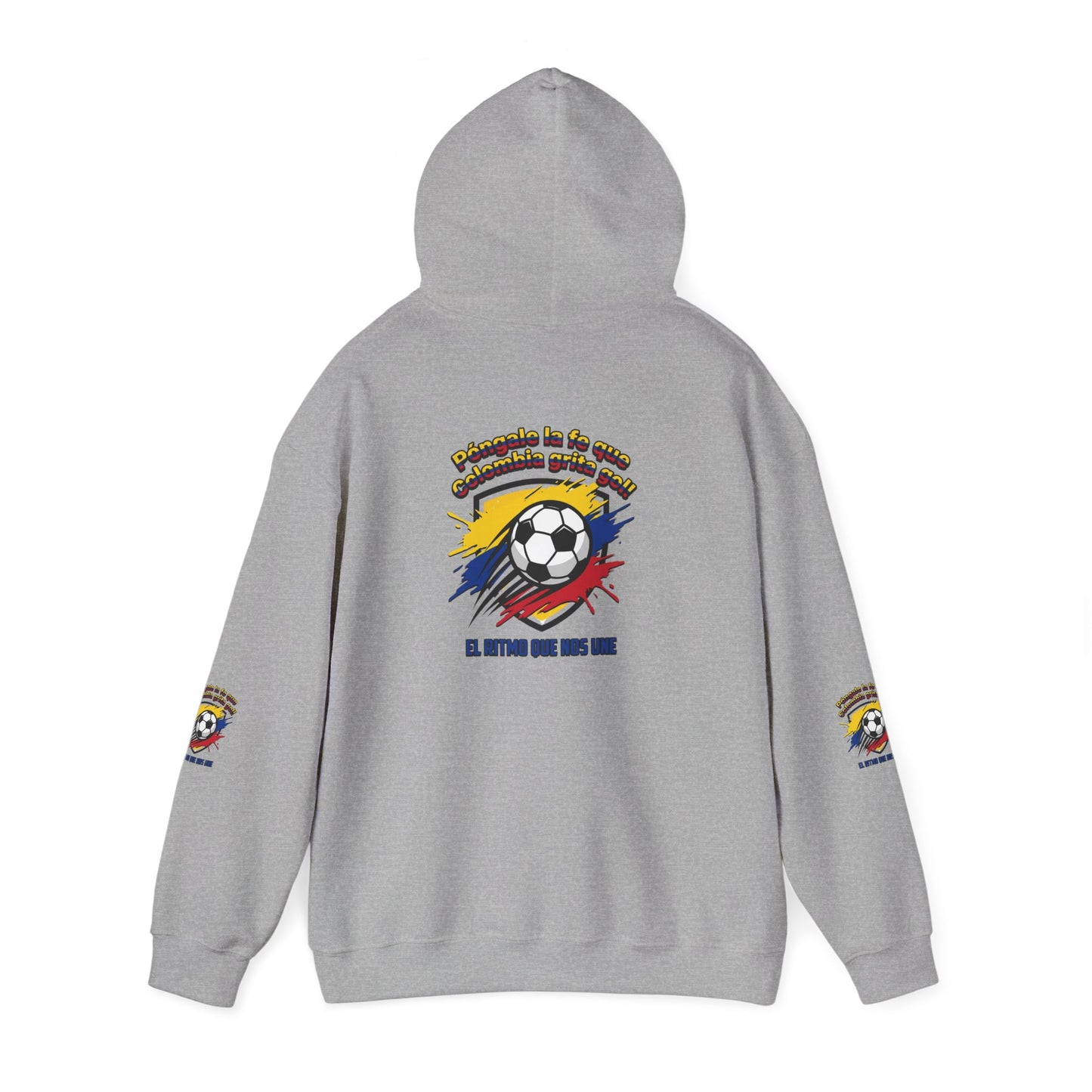 Colombia Pride Soccer Crest Hoodie | retro soccer, national colors