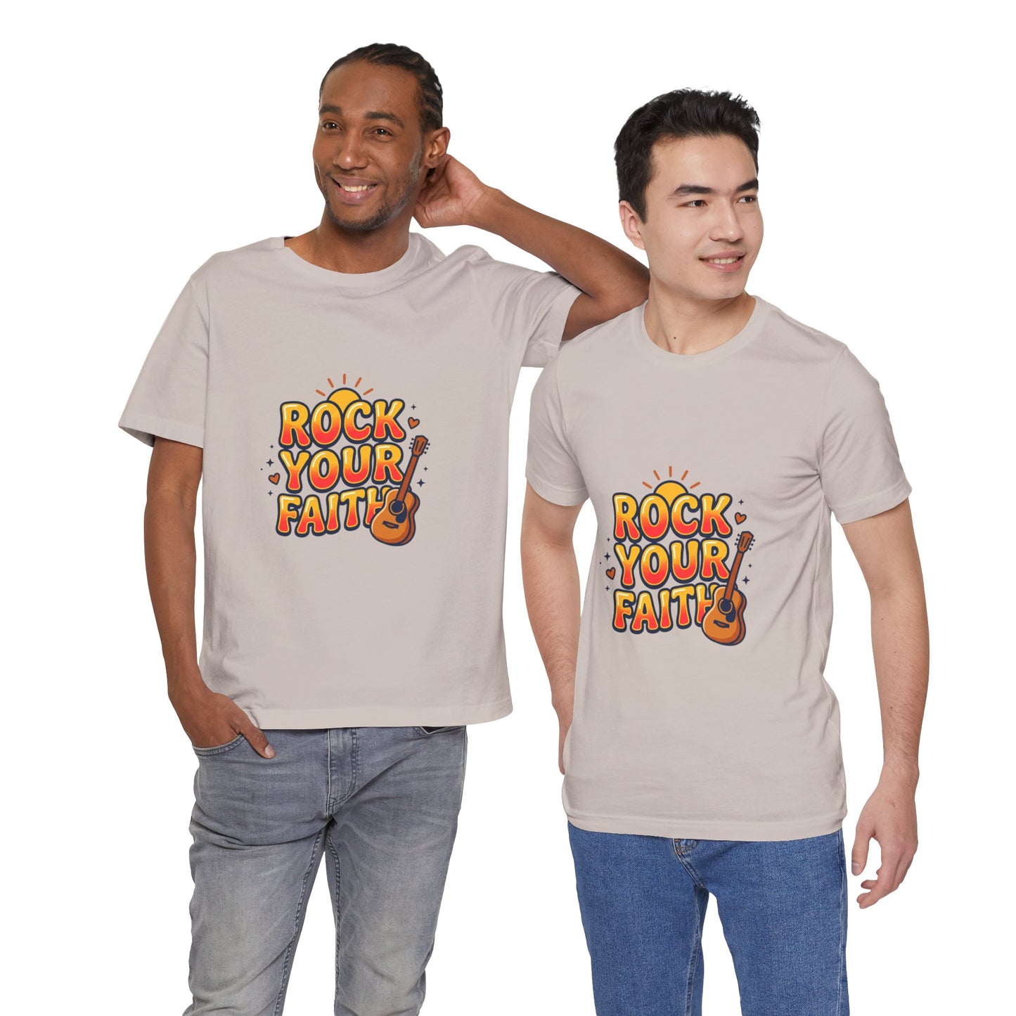 Rock Your Faith T-Shirt | Christian encouragement, retro groovy pastel