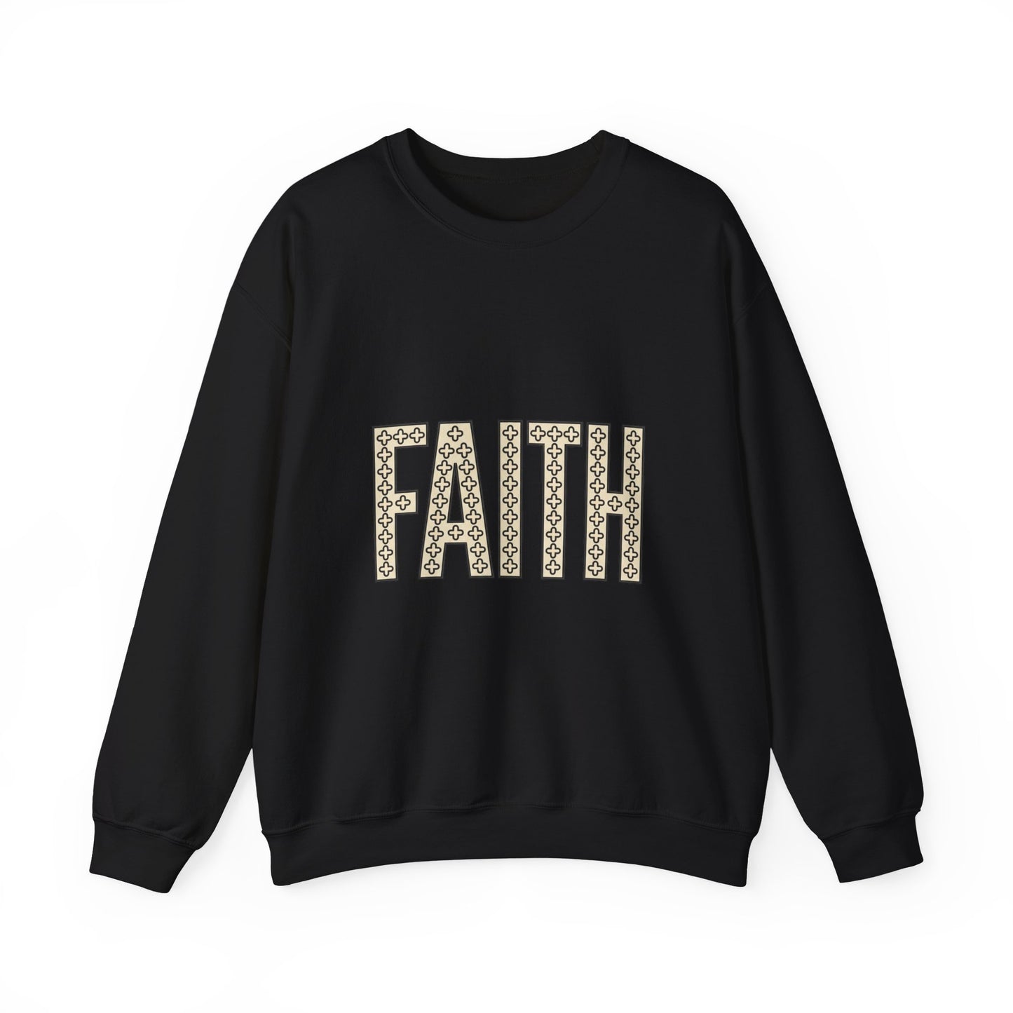 Faith groovy lettering Sweatshirt | Christian encouragement, pastel retro