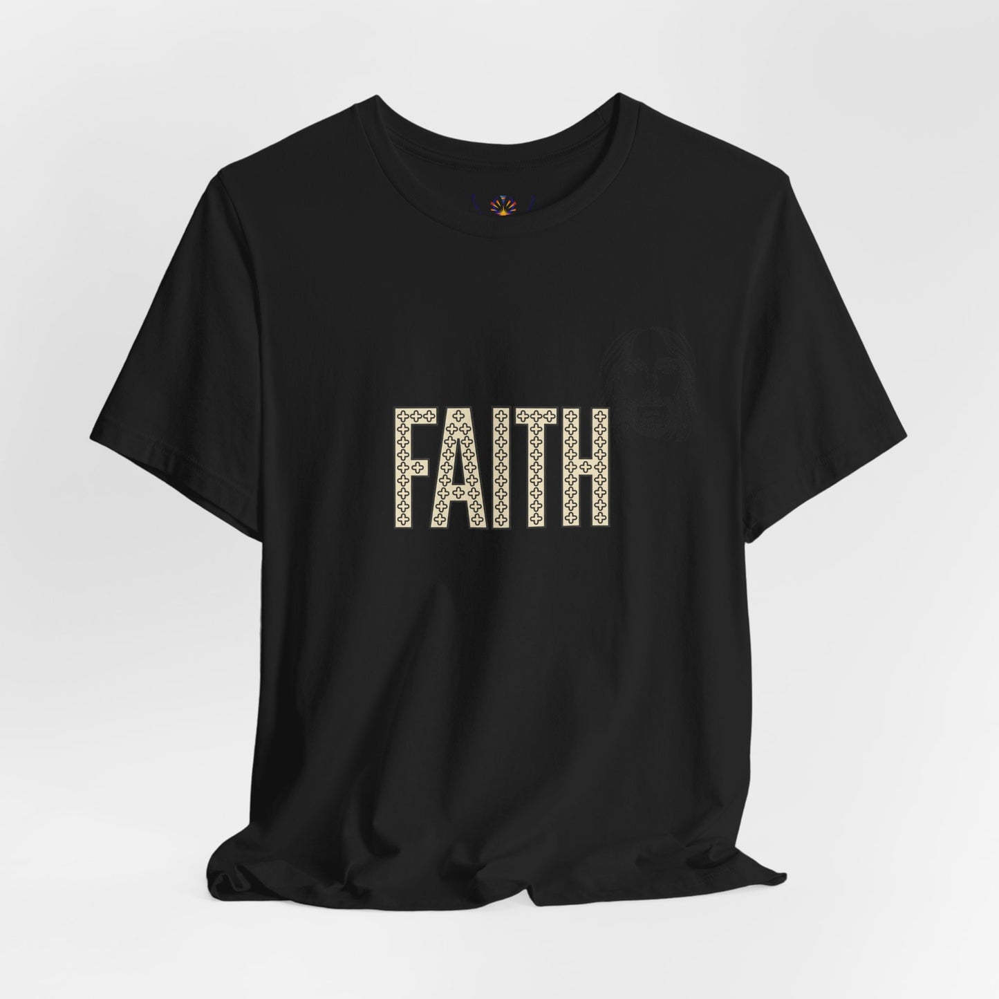 Faith Graphic Tee — Jesus Face Christian T-Shirt
